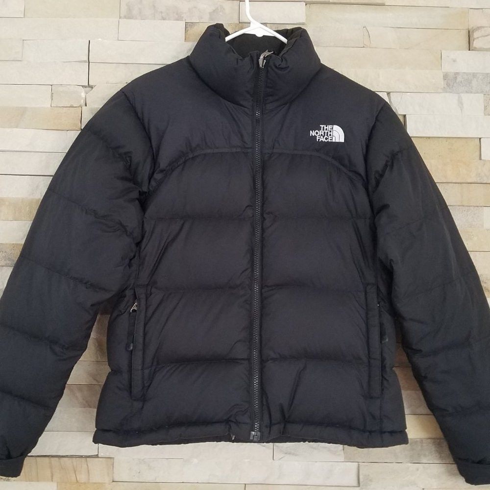 image of The North Face North Face Womens Small 96 Retro Nuptse Black Winter Puffer