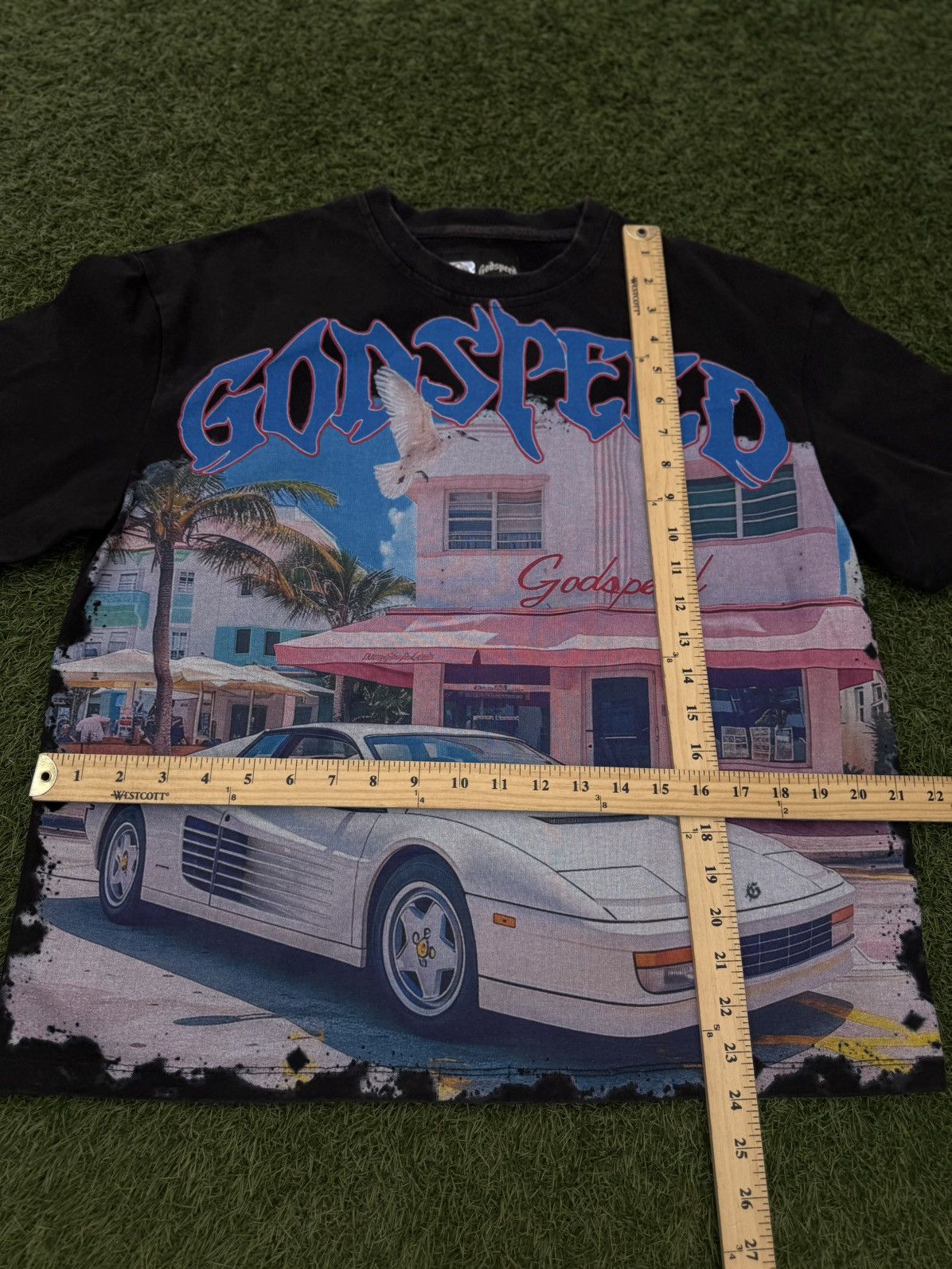 Godspeed Godspeed Black Miami Car Tee Shirt Size Small (NEW) Size US S / EU 44-46 / 1 - 11 Thumbnail