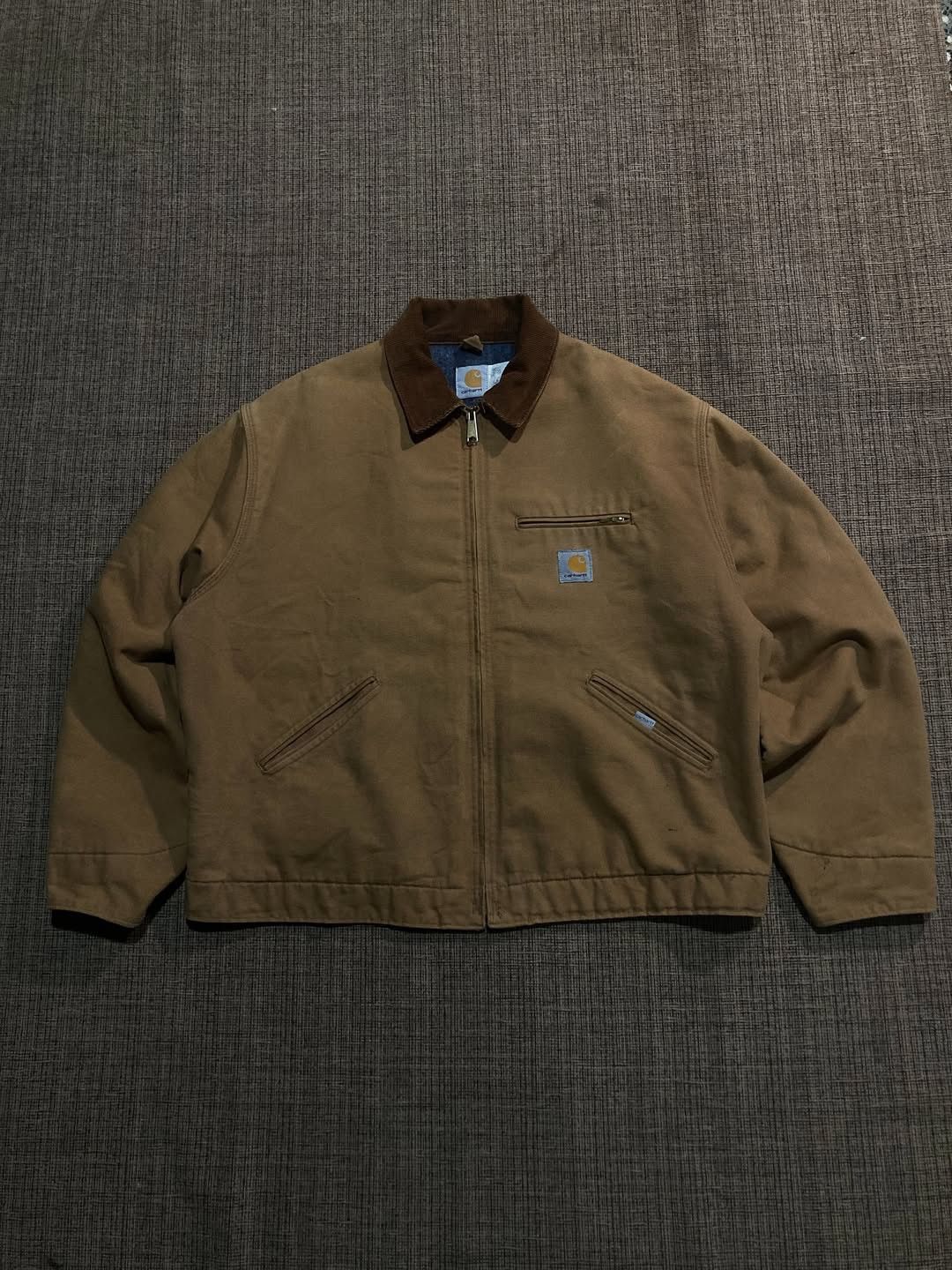 Carhartt Detroit Carhartt jacket 90s Big Logo Size US L / EU 52-54 / 3 - 2 Thumbnail