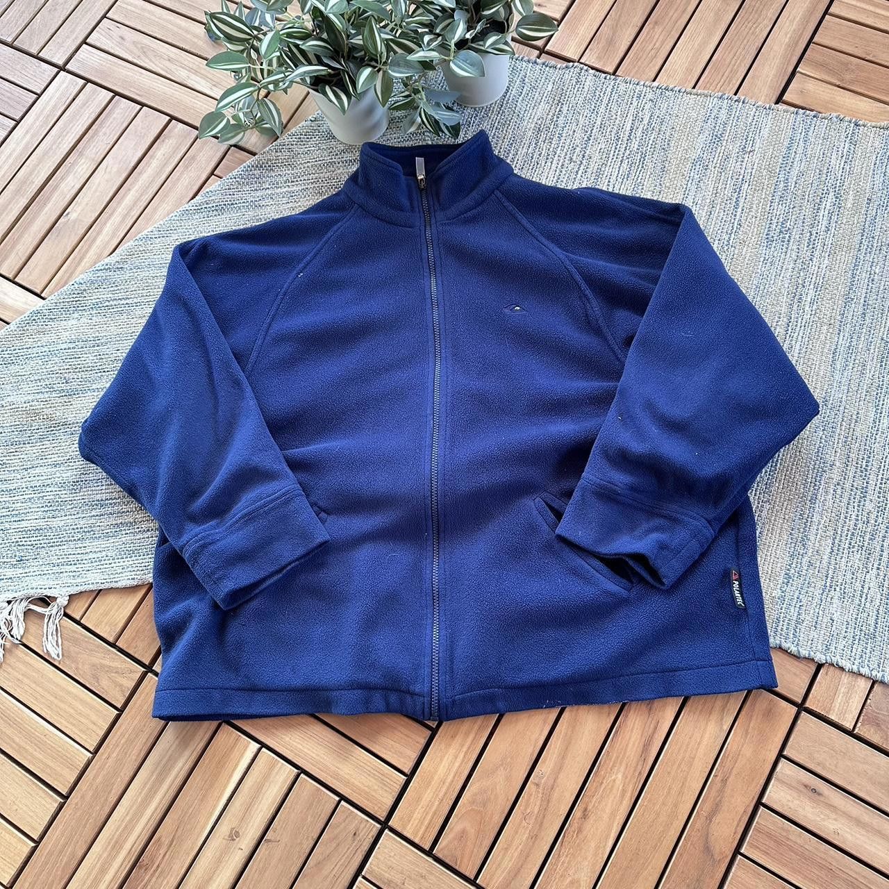 Vintage Y2K Quiksilver Surfcore Logo Fleece Jacket