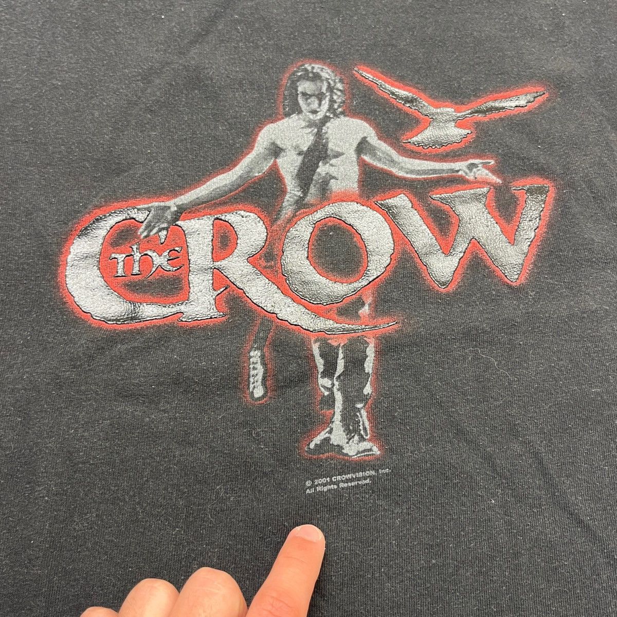 Vintage 2001 The Crow Movie Tee Size US M / EU 48-50 / 2 - 2 Thumbnail
