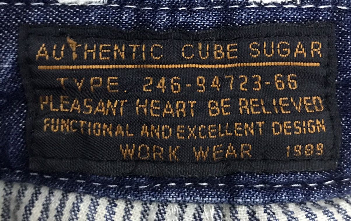 Japanese Brand AUTHENTIC Cube Sugar Stripe Pants Size US 30 / EU 46 - 9 Thumbnail