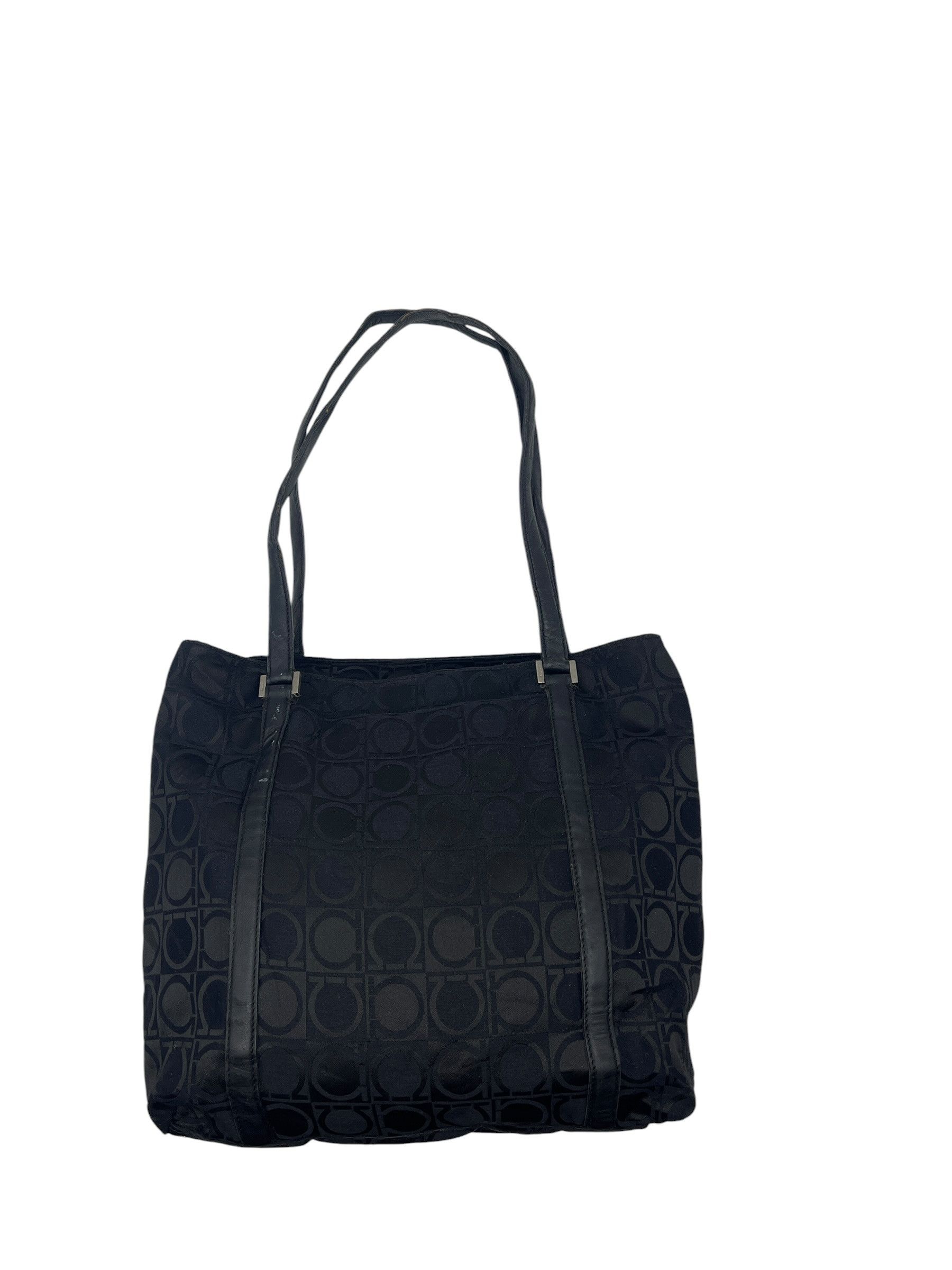 Salvatore Ferragamo Vintage Salvatore Ferragamo Gancini Monogram Nylon Tote Bag Size ONE SIZE - 2 Thumbnail