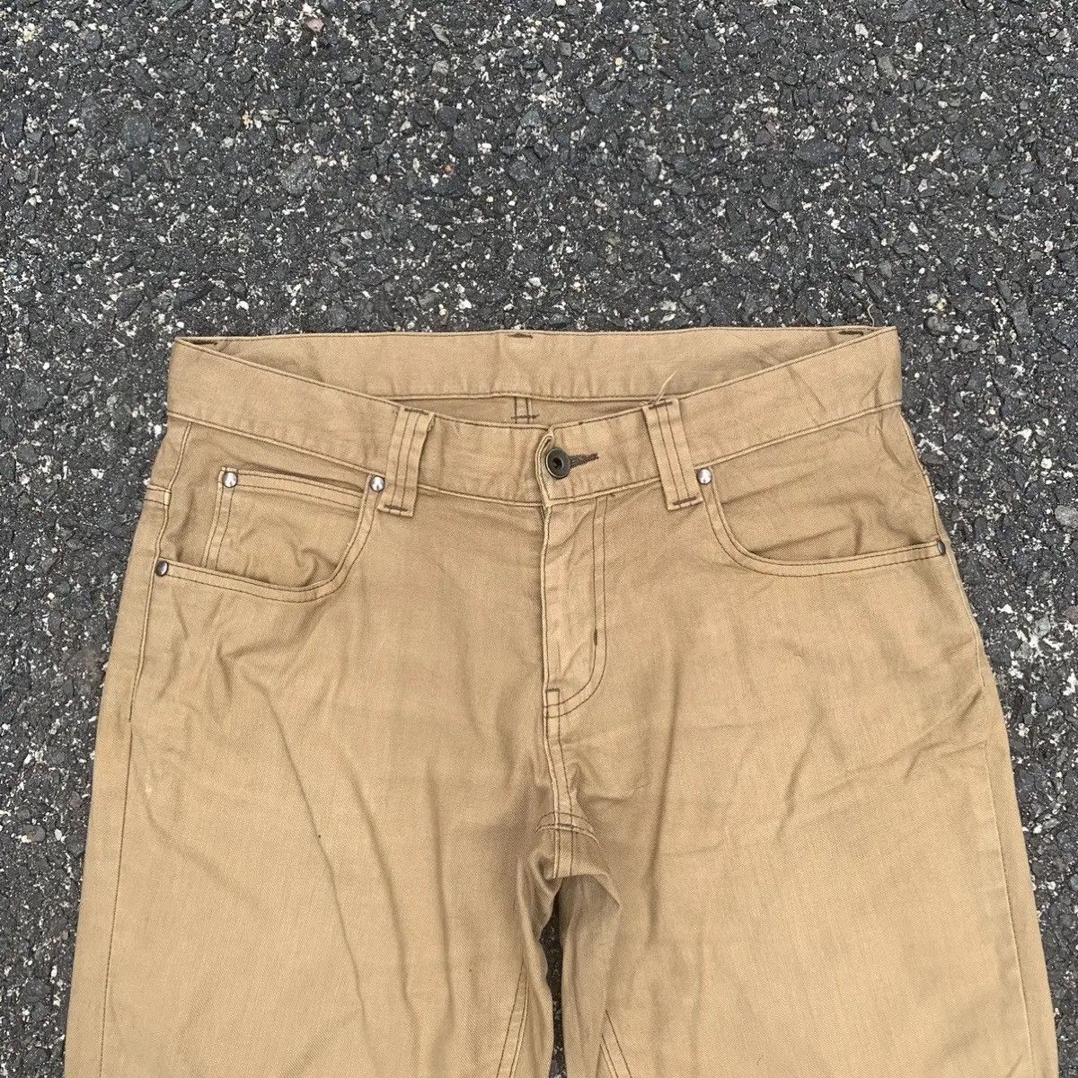 Japanese Brand × Vintage JAPANESE VINTAGE 32x33 CINCH BACK TROUSERS PANTS Size US 32 / EU 48 - 2 Thumbnail