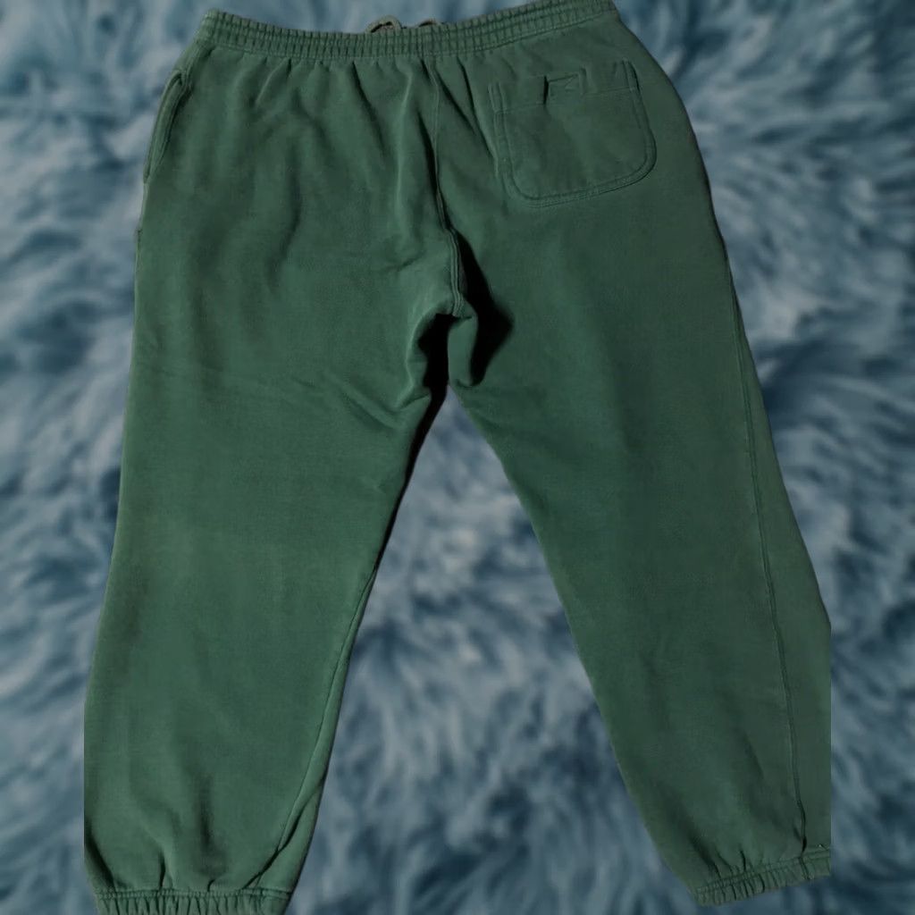 Vintage VINTAGE American Vintage Sweatpants M Green 80s 90s Distressed Activewear Pants Mens Grunge Skate Basketball Track PE Sport USA Size US 31 - 1 Thumbnail