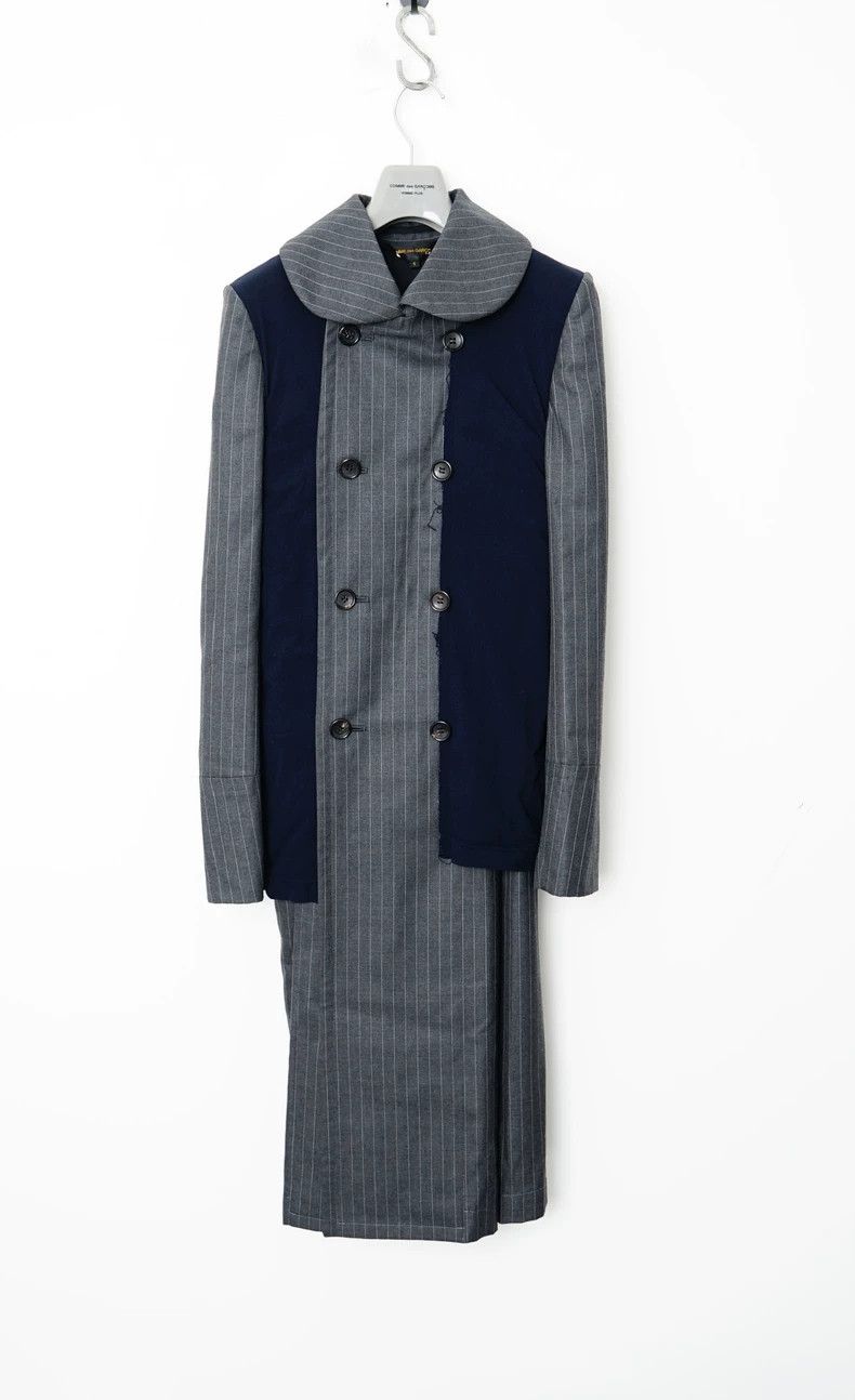 Comme des Garcons Comme des Garcons Spliced medium-long coat, gold ingot col Size S / US 4 / IT 40 - 2 Thumbnail