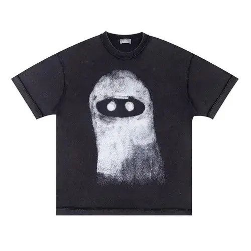 Vintage Bold Stitching Vintage Ghost Design T-Shirt Size US M / EU 48-50 / 2 - 1 Thumbnail