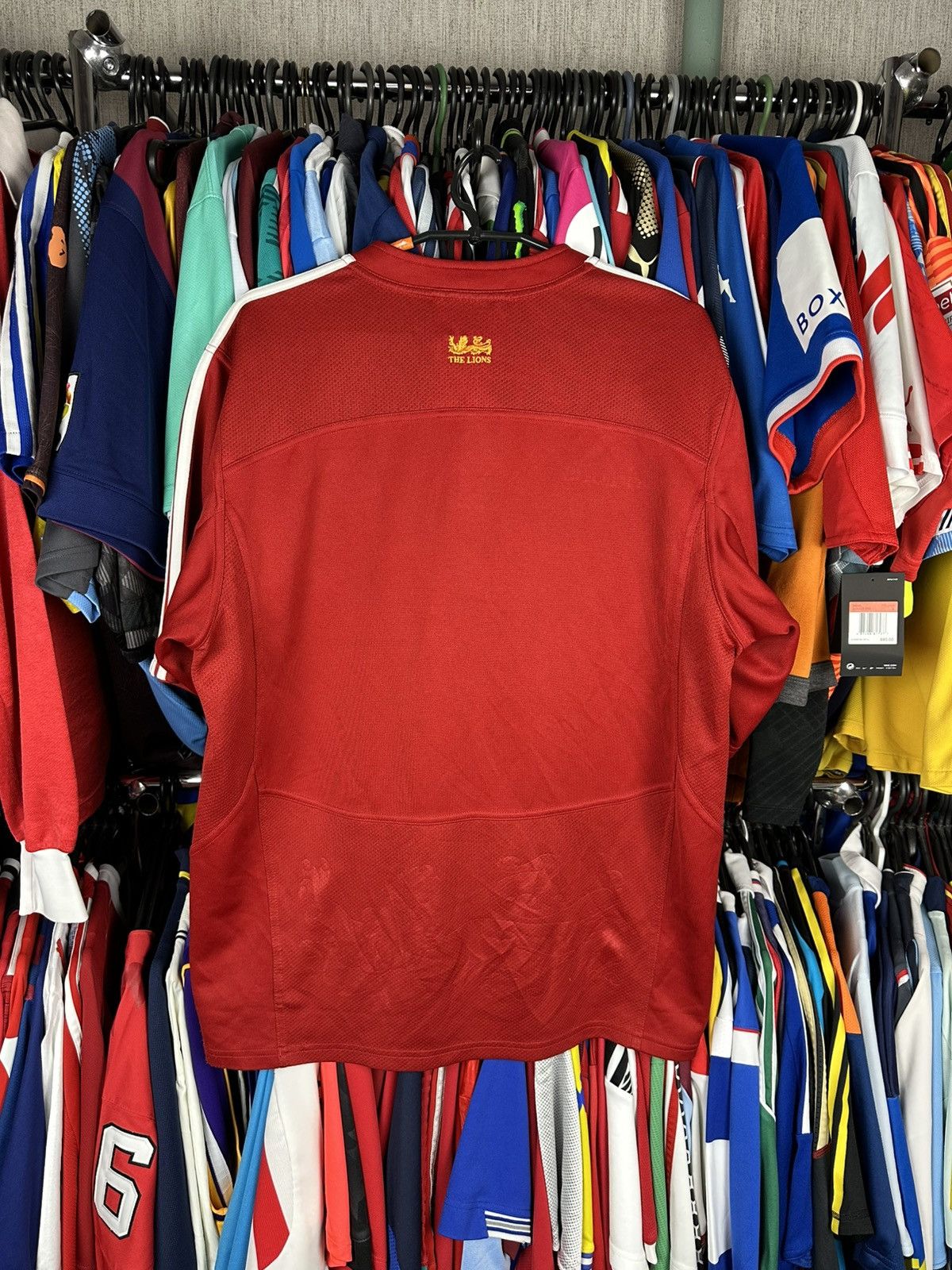 Adidas BRITISH LIONS SOUTH AFRICA 2009 rugby union shirt jersey Size US L / EU 52-54 / 3 - 4 Thumbnail