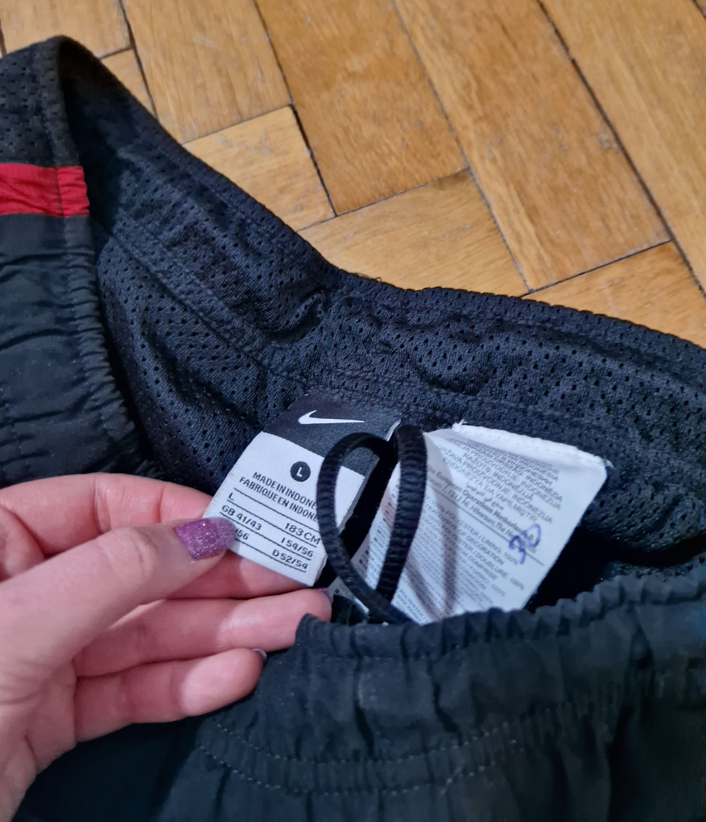 Nike × Vintage Nike vintage track nylon pants Size US 34 / EU 50 - 3 Thumbnail