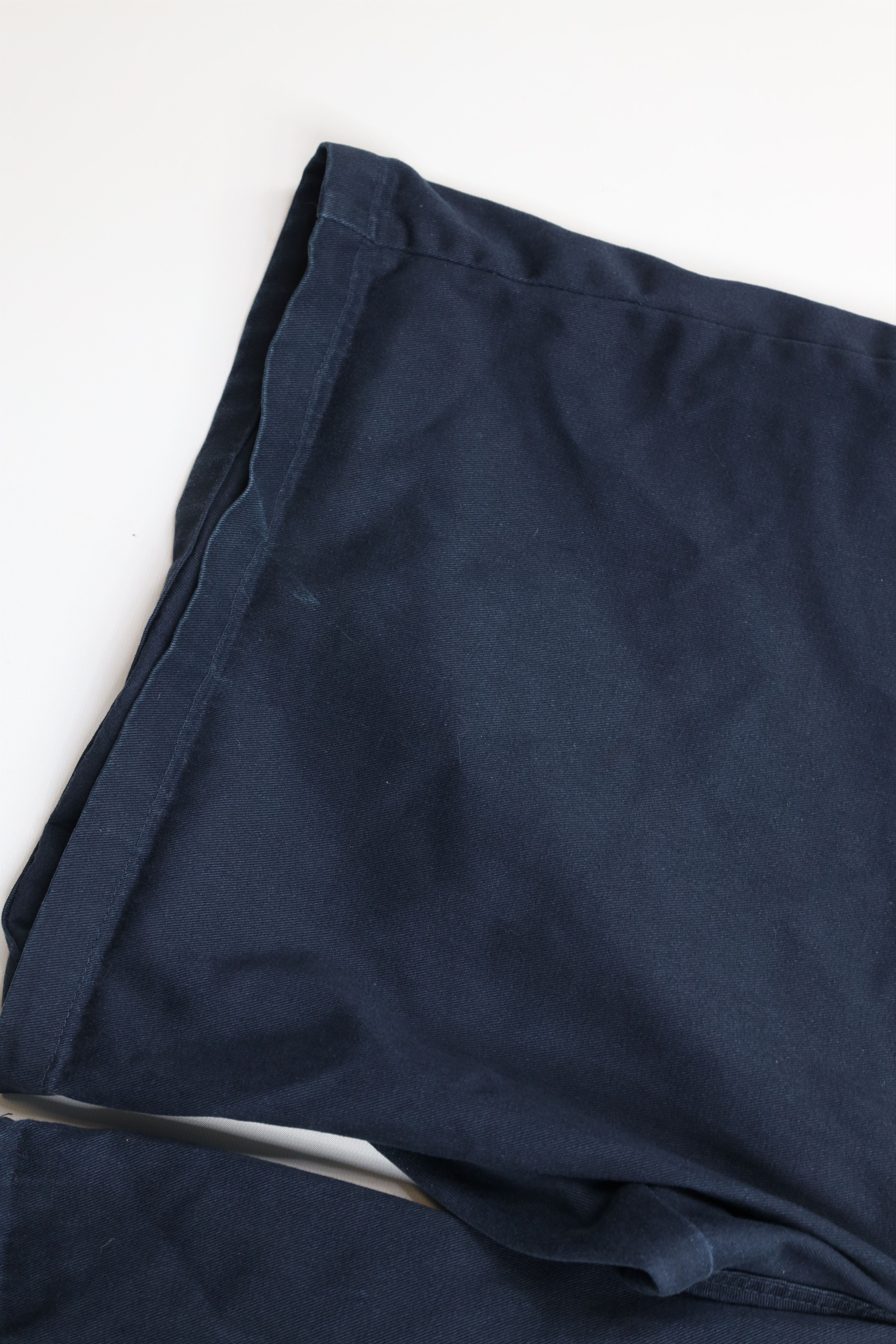 Dickies × Vintage Vintage Dickies Spell Out Workwear Mechanic Shorts Navy Blue Size US 44 / EU 60 - 7 Thumbnail