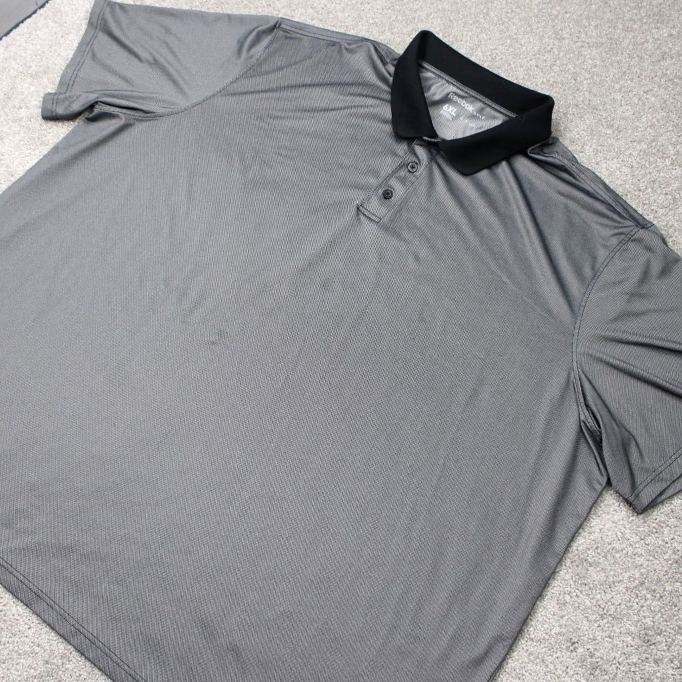 Reebok Reebok Golf Polo Shirt Mens 6XL Black Short Sleeve Polyester Stretch Polo Shirt Mens 6XL Black Polo Shirt Golf Size US XXL / EU 58 / 5 - 3 Thumbnail