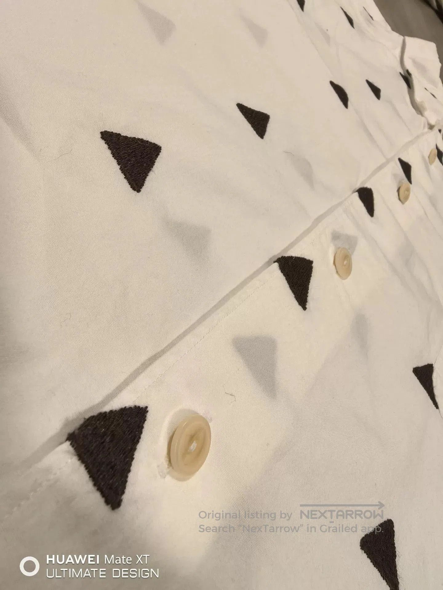 Visvim visvim lungta shirt with triangle embroidery. Size US M / EU 48-50 / 2 - 2 Thumbnail