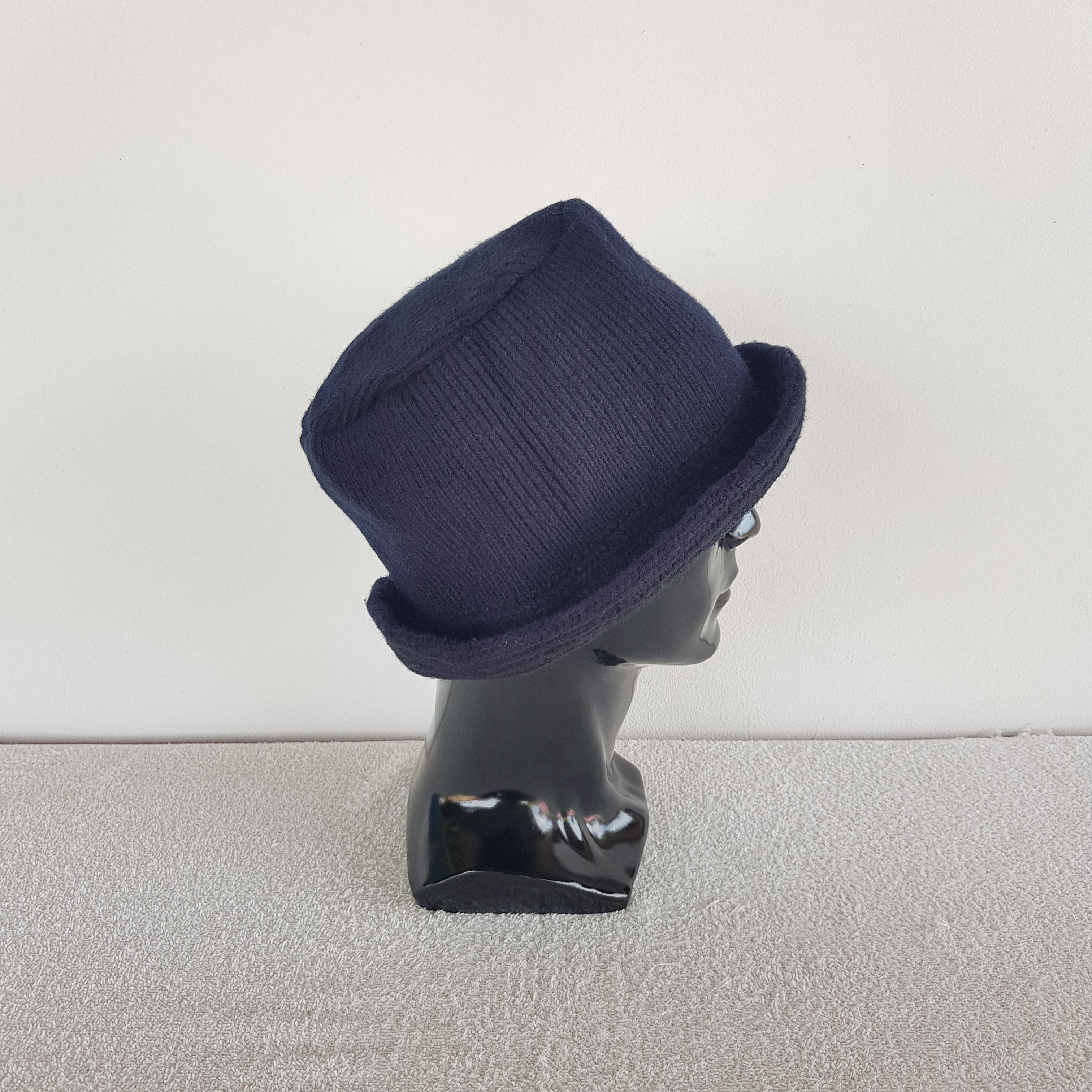Japanese Brand Vintage DJ Honda Beanie Caps Fair Isle Ribbed Knit Hats. Size ONE SIZE - 3 Thumbnail