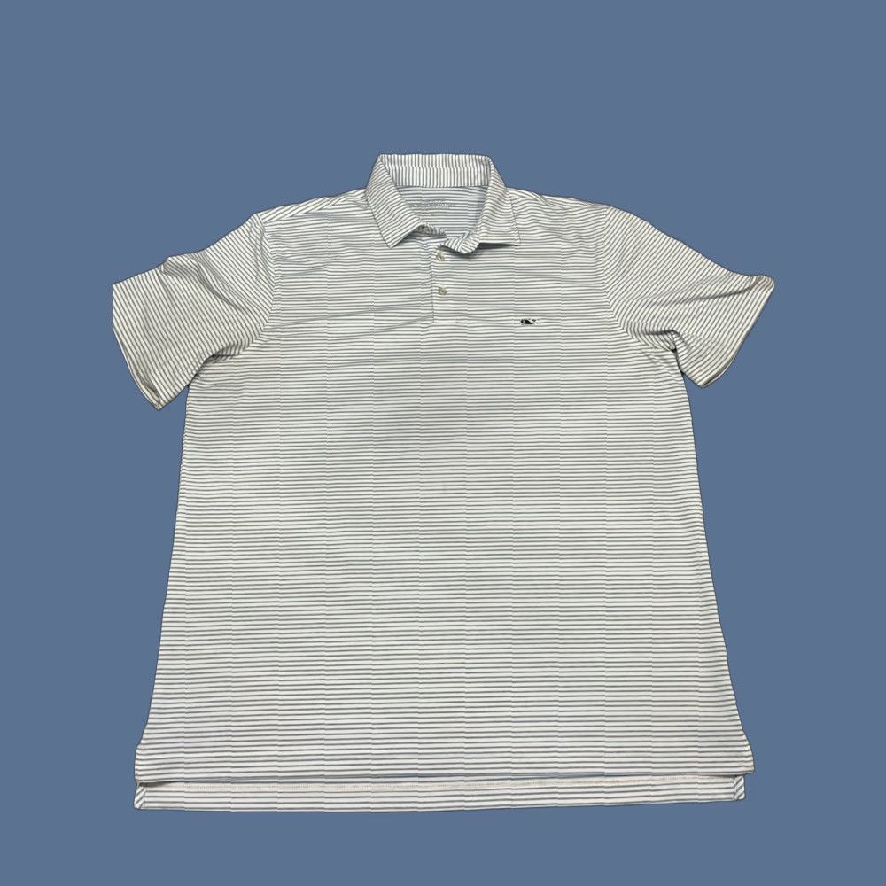 Vineyard Vines Vineyard Vines Polo Shirt OTG Sankaty Performance Short Sleeve Striped XL Multicolor Logo Men Regular Polo Shirt Spring Summer Golf Tennis Walking Size US XL / EU 56 / 4 - 1 Thumbnail