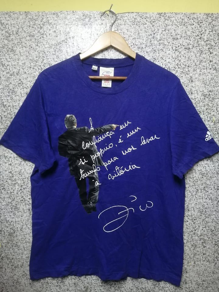 Adidas × Vintage Vintage Adidas Samurai Blue 2006 tshirt Very Rare Size US L / EU 52-54 / 3 - 1 Thumbnail