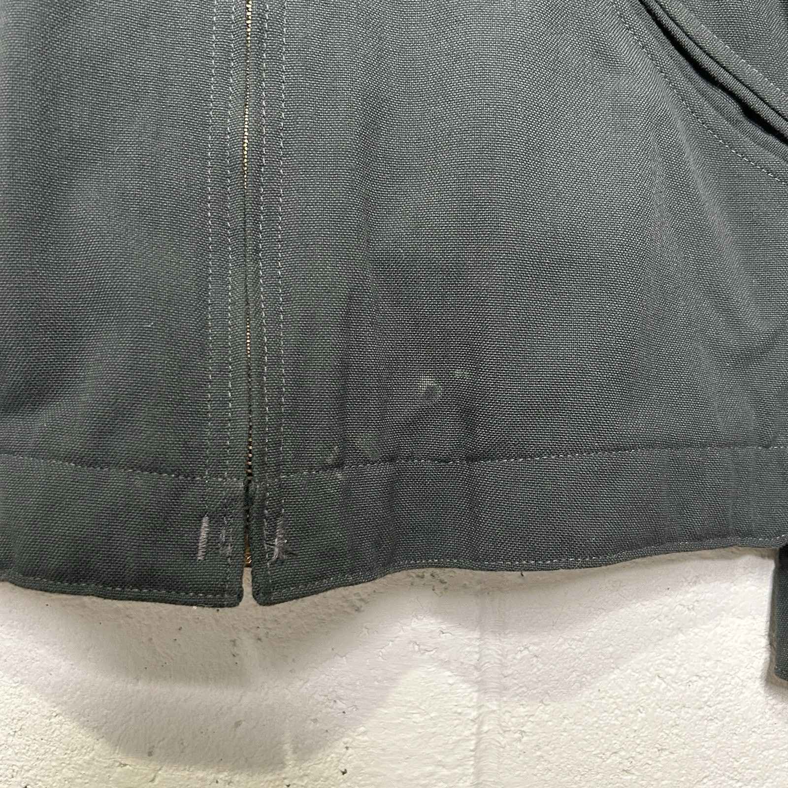 Carhartt Vintage Carhartt Blanket-Lined Detroit Jacket “Charcoal” Size US XL / EU 56 / 4 - 7 Thumbnail