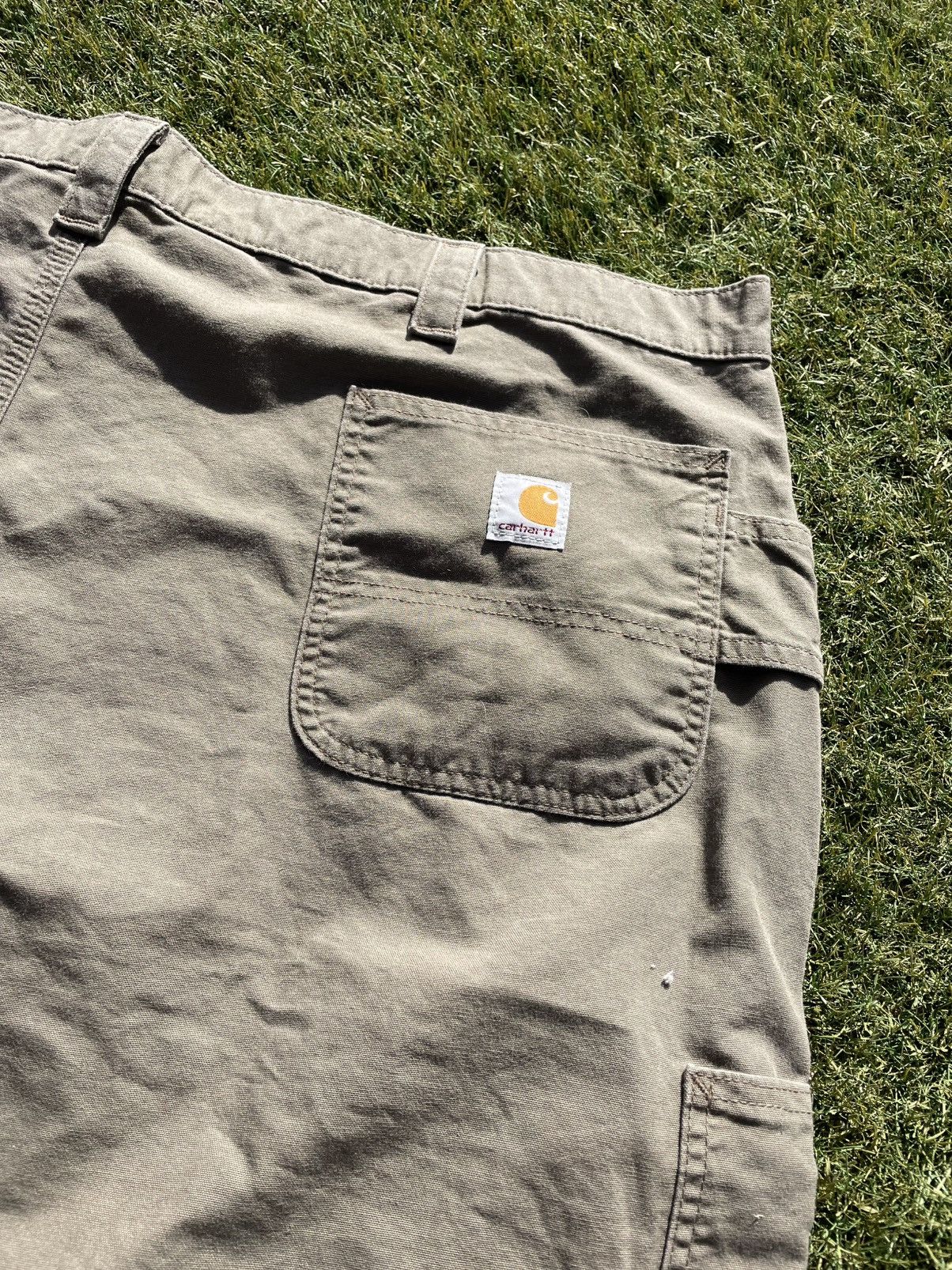 Carhartt Carhartt Loose Fit Canvas Utility Work Shorts Men's 46 Tan Size US 44 / EU 60 - 6 Thumbnail