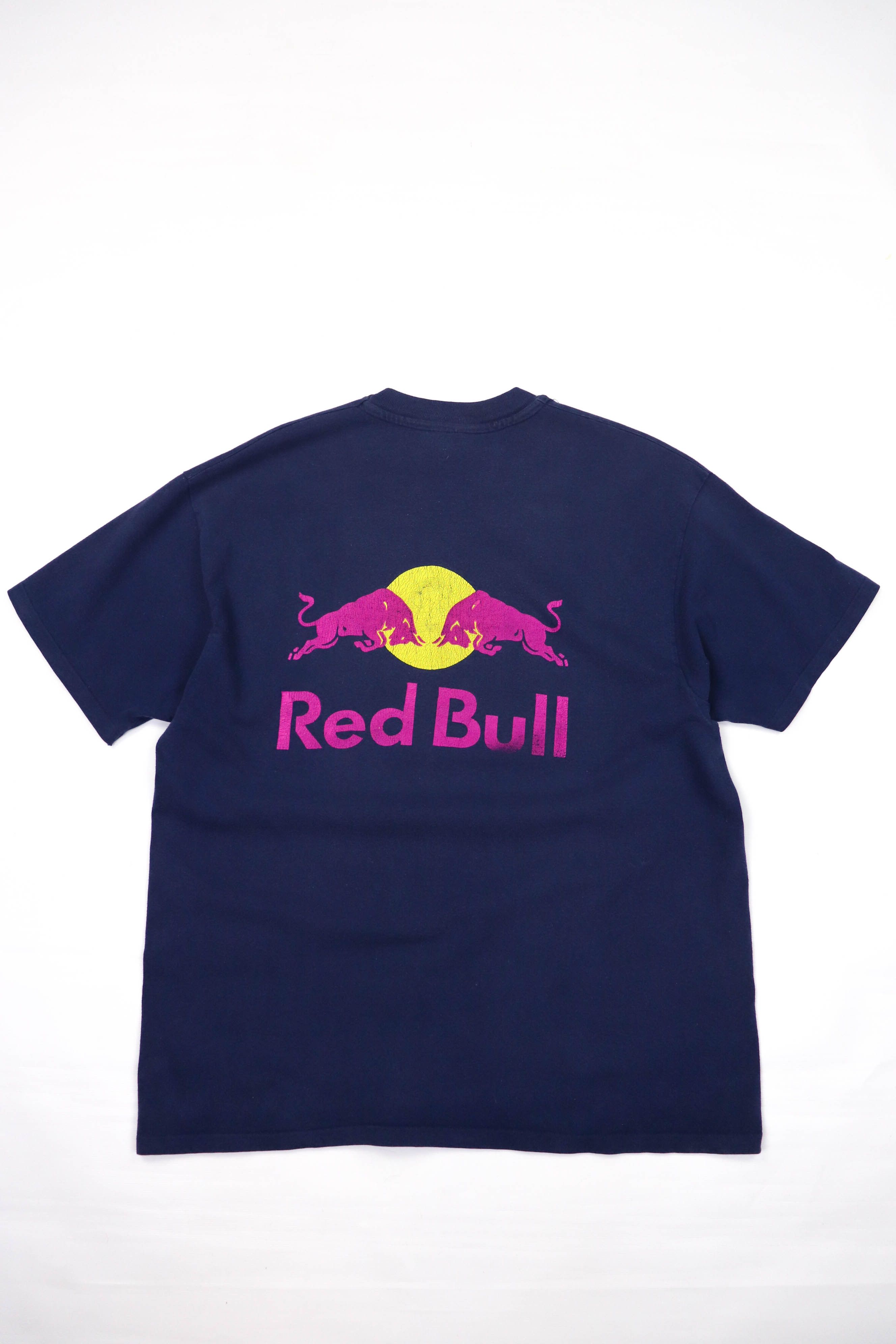 Red Bull Red Bull Vintage 90s Made in USA Sun Faded Graphics T-shirt Size US XL / EU 56 / 4 - 1 Thumbnail