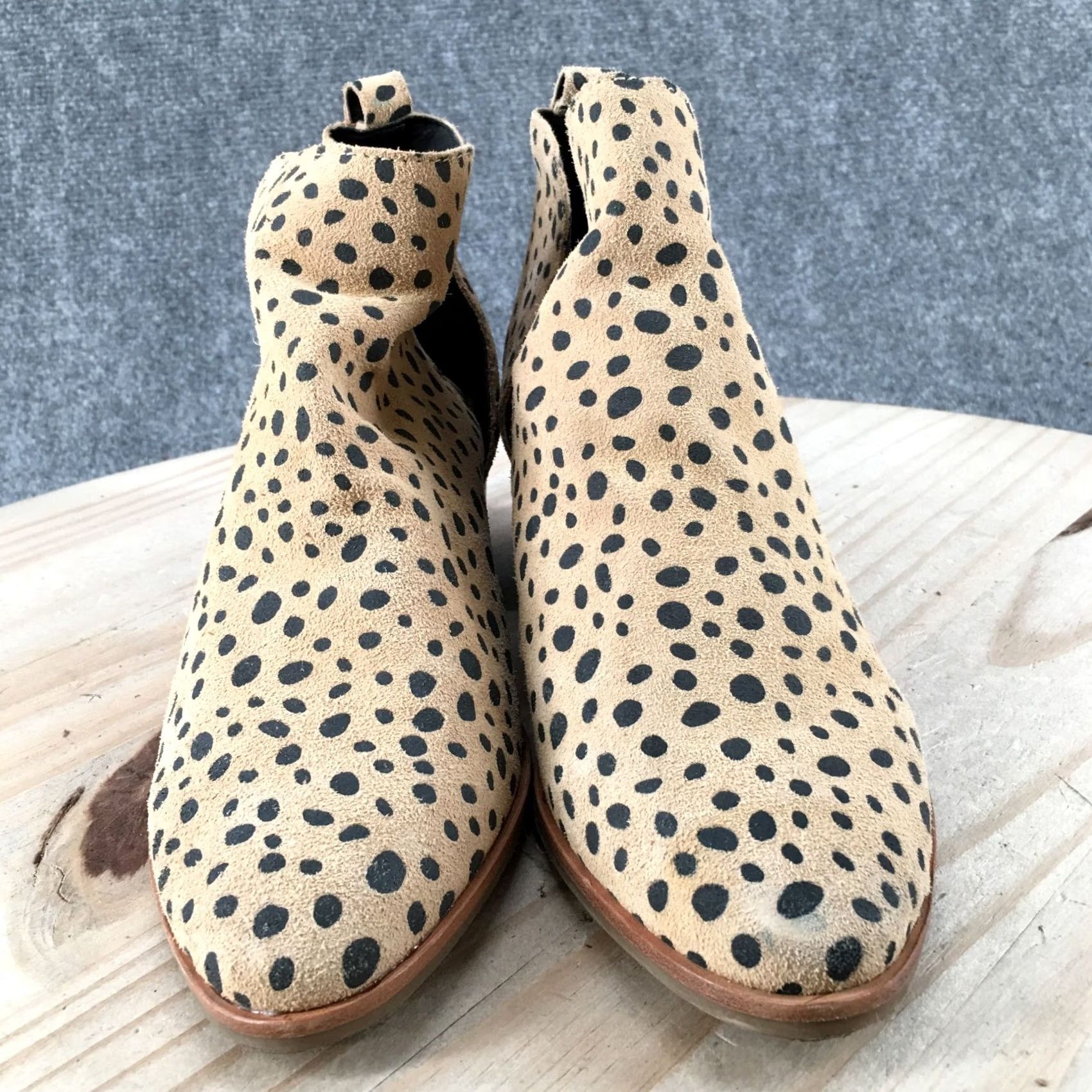 Dolce Vita Dolce Vita Boots Womens 7.5 M Kaidie Ankle Booties Leopard Beige Leather N/A Size US 8 / IT 38 - 6 Thumbnail