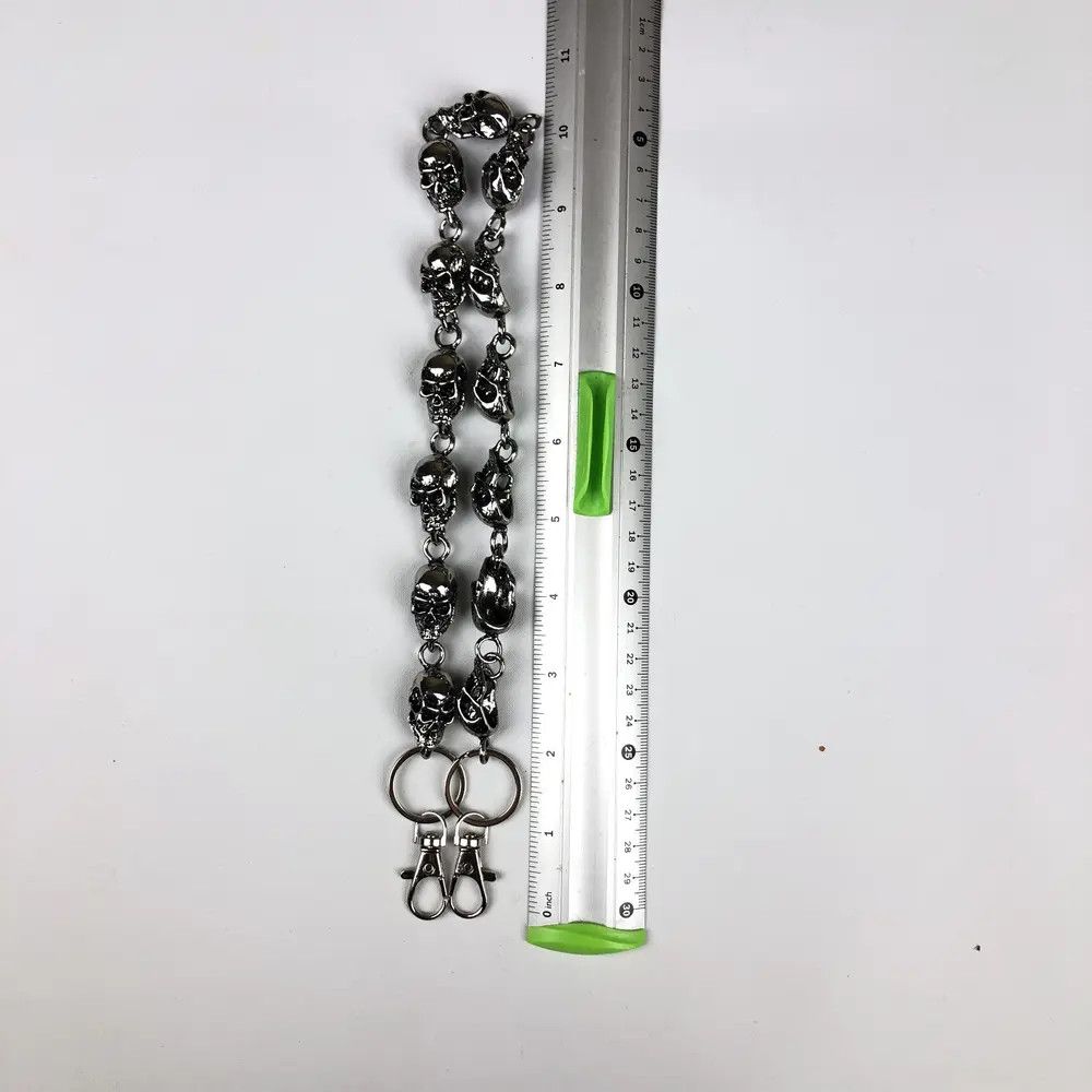 Jewelry Pocket Chain Skull Punk Rock Link Gothic Death Wallet Demon Size ONE SIZE - 7 Thumbnail