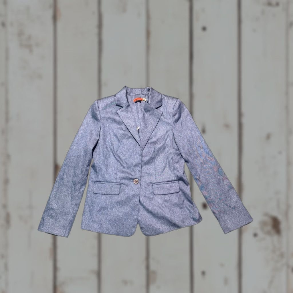 Alice + Olivia Alice + Olivia Light Blue Blazer Silk Lining Blazer Size Medium Women's Blazer Blazer Basic Jacket Lined Spring Fall Regular Size M / US 6-8 / IT 42-44 - 1 Thumbnail