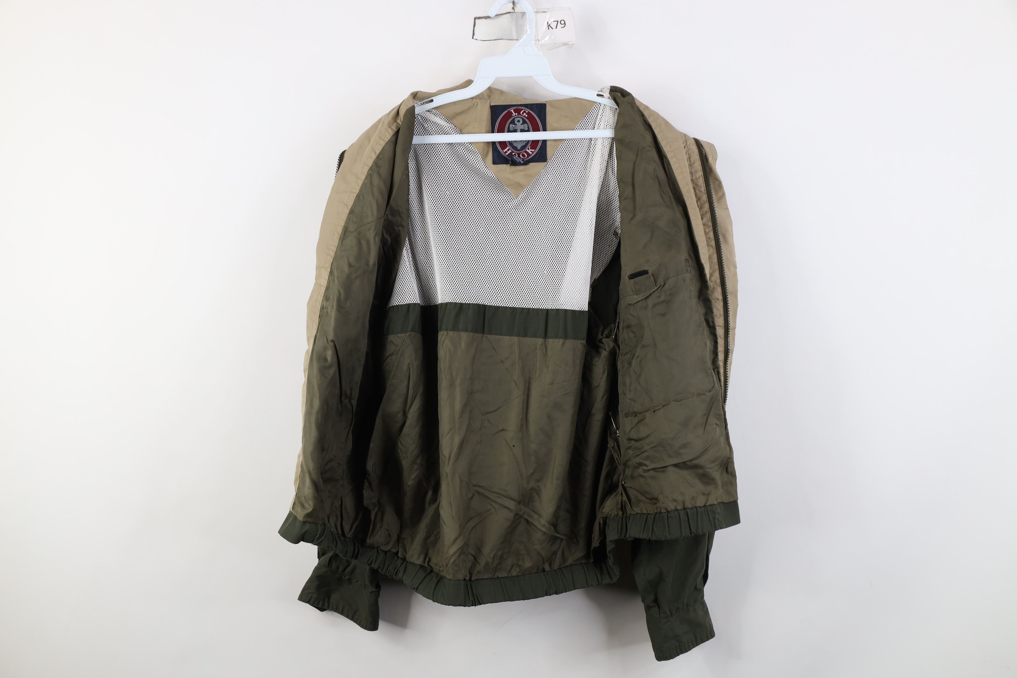 Vintage Vintage 90s Streetwear Windbreaker Bomber Jacket Green Size US M / EU 48-50 / 2 - 11 Thumbnail