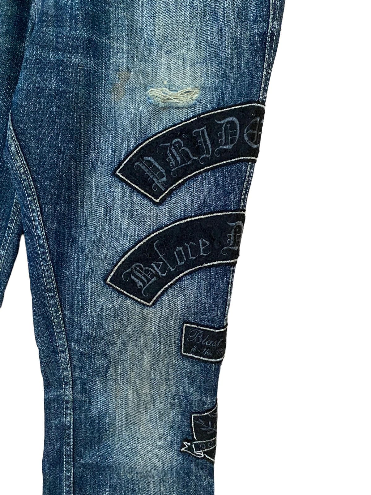 Vintage × semanticdesign Vintage Japanese Brand Semantic Design Flared Jeans 1990s Size US 30 / EU 46 - 4 Thumbnail