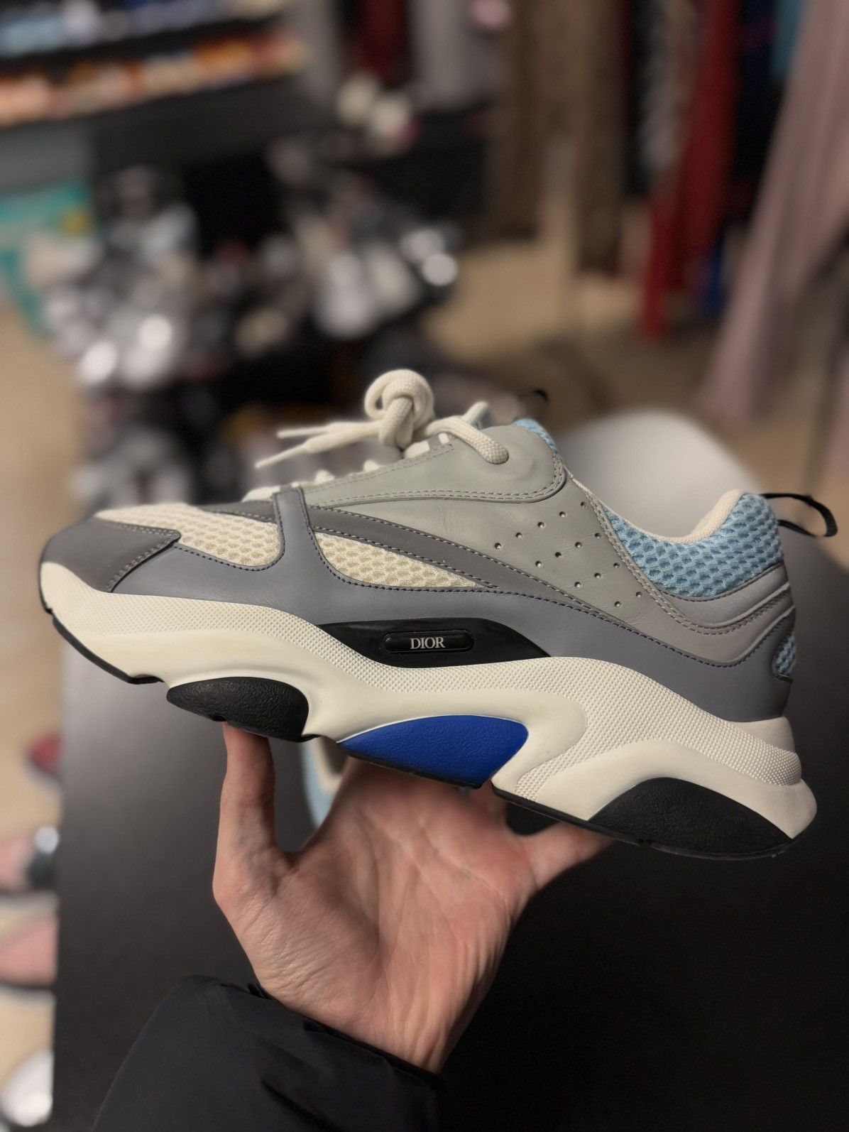 Dior Dior B22 Blue White Size 44EU/11US Clean 🧼 Size US 11 / EU 44 - 15 Thumbnail