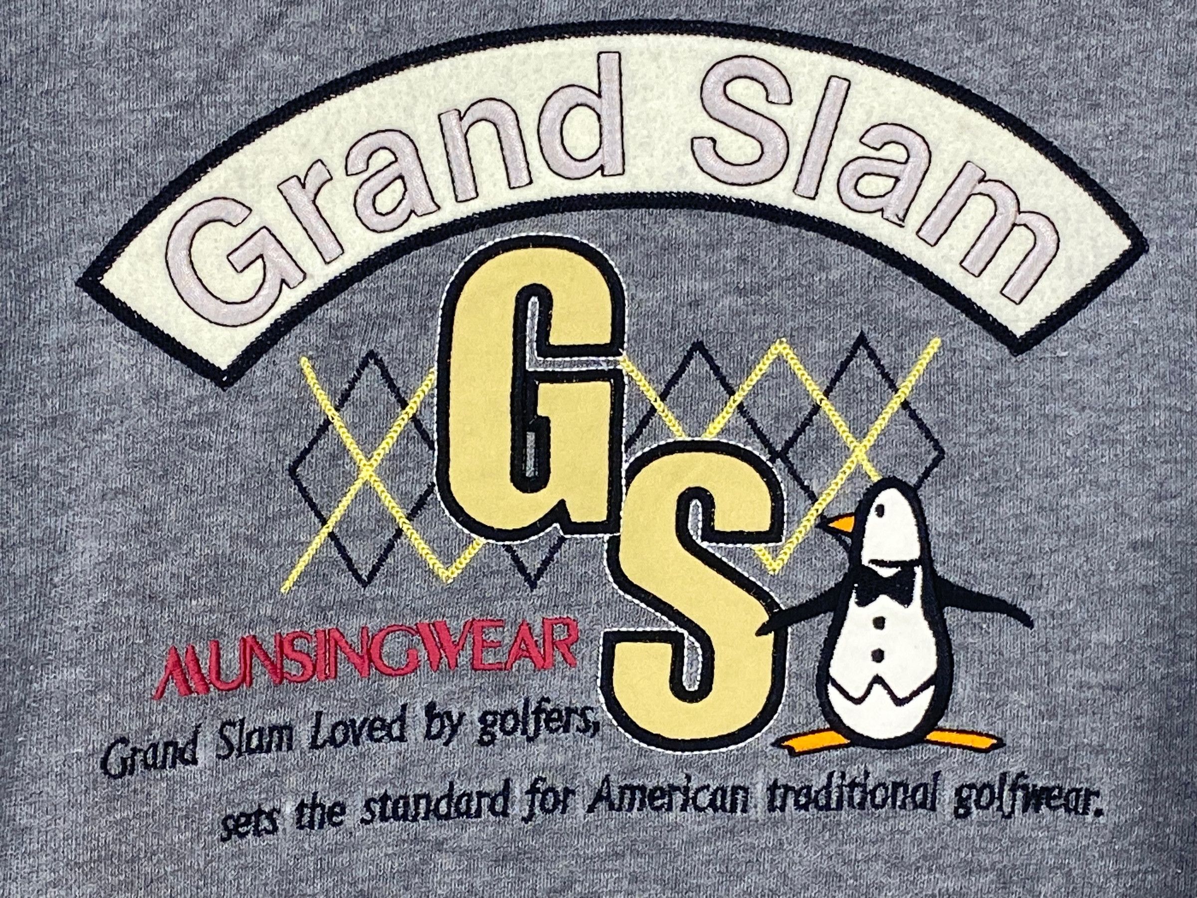 Grand Slam × Vintage Vintage Grand Slam Embroidered Logo Gray Pullover 90s Size US L / EU 52-54 / 3 - 7 Thumbnail