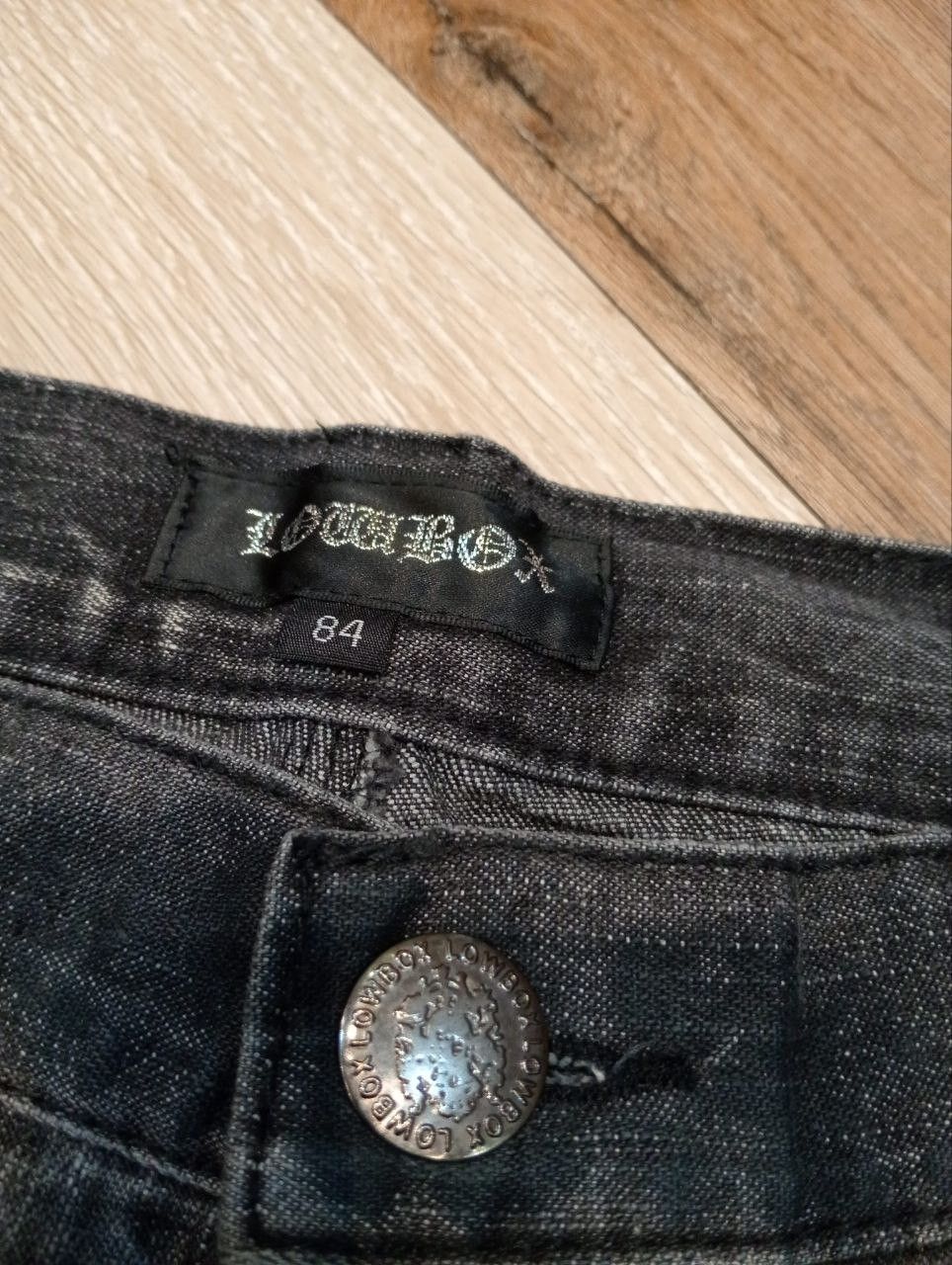 LOWBOX JAPANESE LOWBOX DISTRESSED LOOK FLARED PANTS - SIZE 84 Size US 32 / EU 48 - 7 Thumbnail