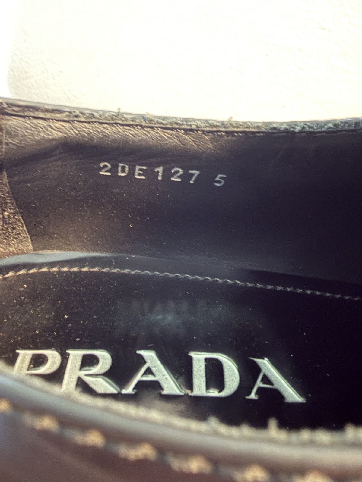 Prada Chocolate brushed leather loafers (Defective) Size US 5 / EU 37 - 7 Thumbnail