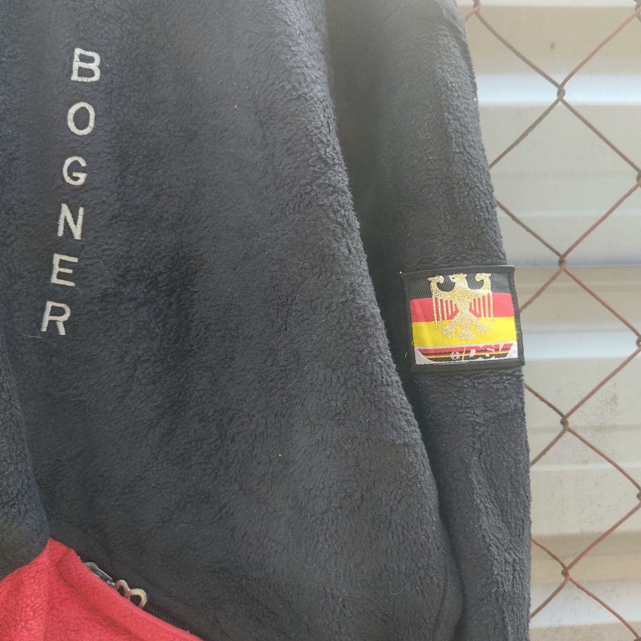 Bogner × Polartec × Vintage Vintage Bogner Fleece Half Zipper Spellout Polartec Size US M / EU 48-50 / 2 - 3 Thumbnail