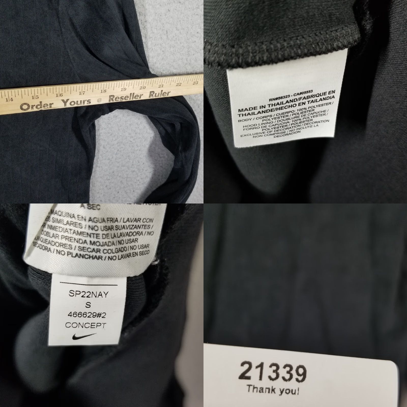 Nike Nike Golf Women’s Small Cardigan Sweater Unreleased NEW Sample Ribbed Script Care Sporty Classic Casual Business Size S / US 4 / IT 40 - 8 Thumbnail