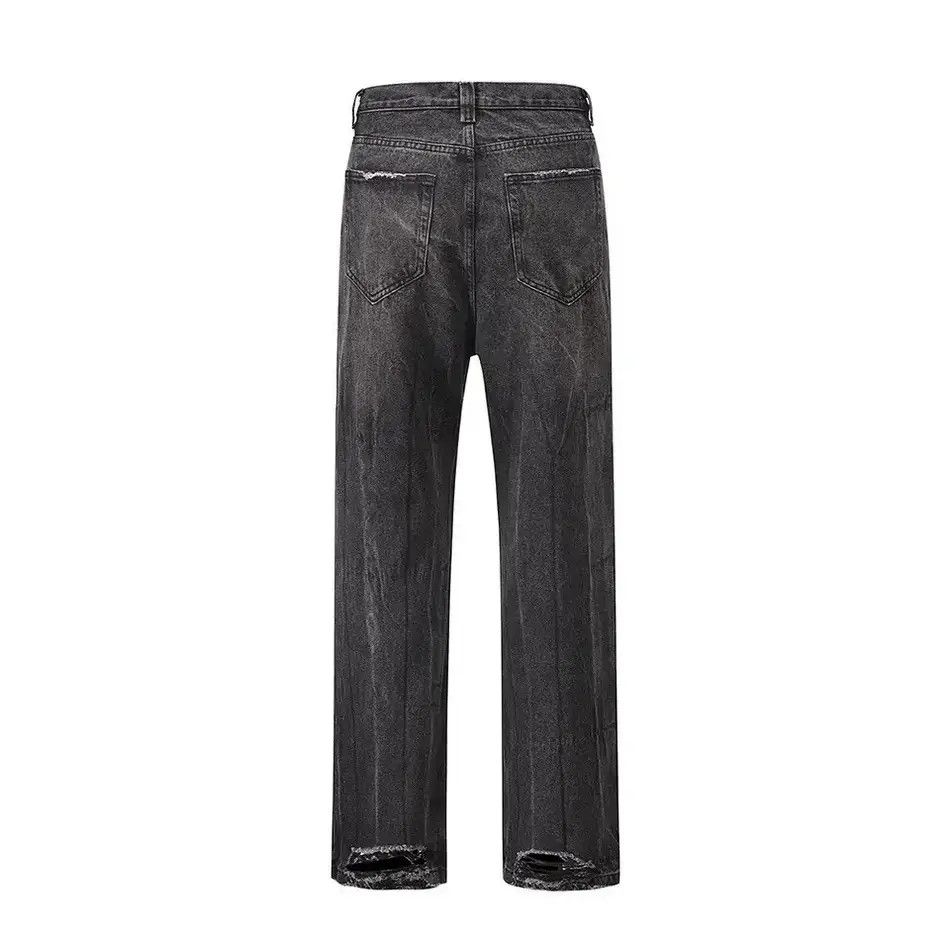 Japanese Brand Buggy jeans flared with holes frayed loose pants style Y2K Size US 30 / EU 46 - 3 Thumbnail
