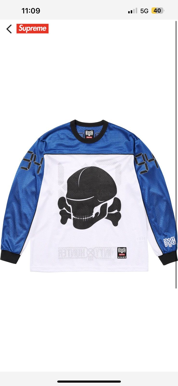 Supreme Bounty Hunter Mesh Moto Jersey Black