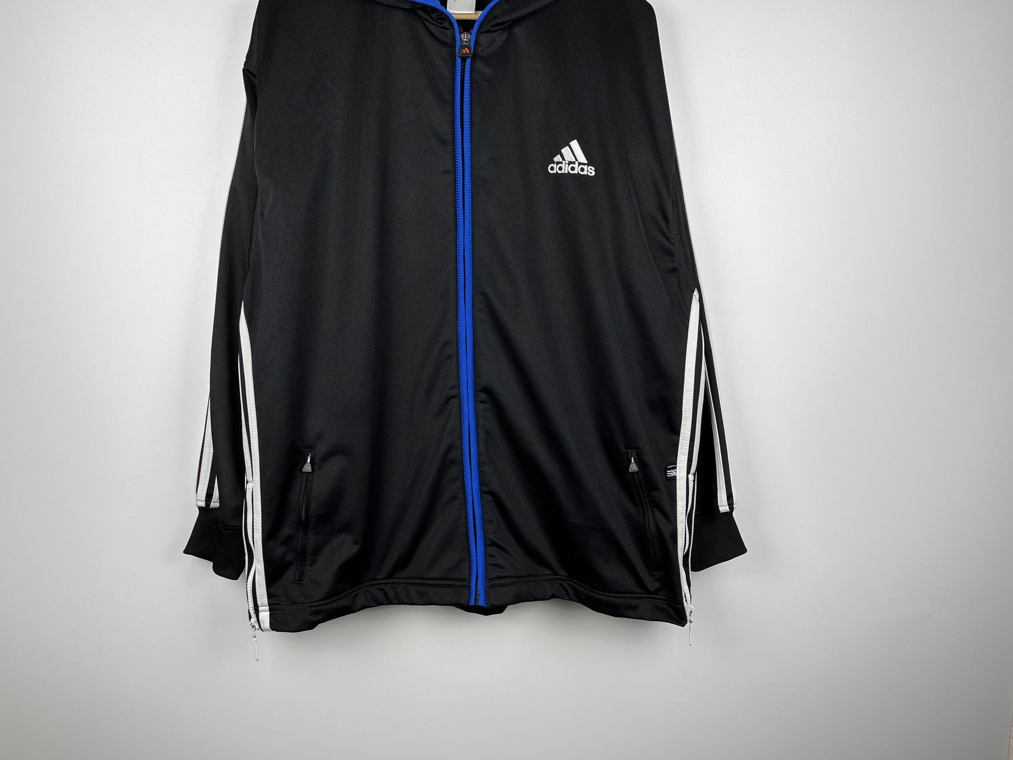Adidas 90's Adidas Big Logo Back Vintage Full Zip Hoodie Size US L / EU 52-54 / 3 - 15 Thumbnail