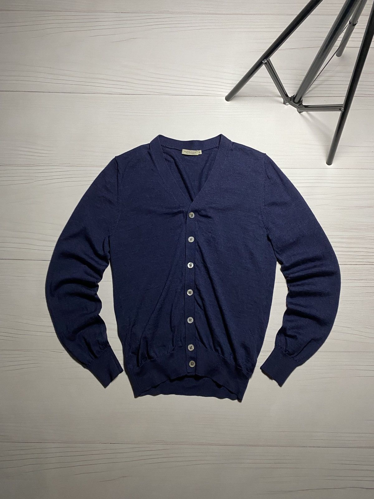 Suitsupply Suitsupply merino wool cardigan sweater Size US S / EU 44-46 / 1 - 1 Thumbnail