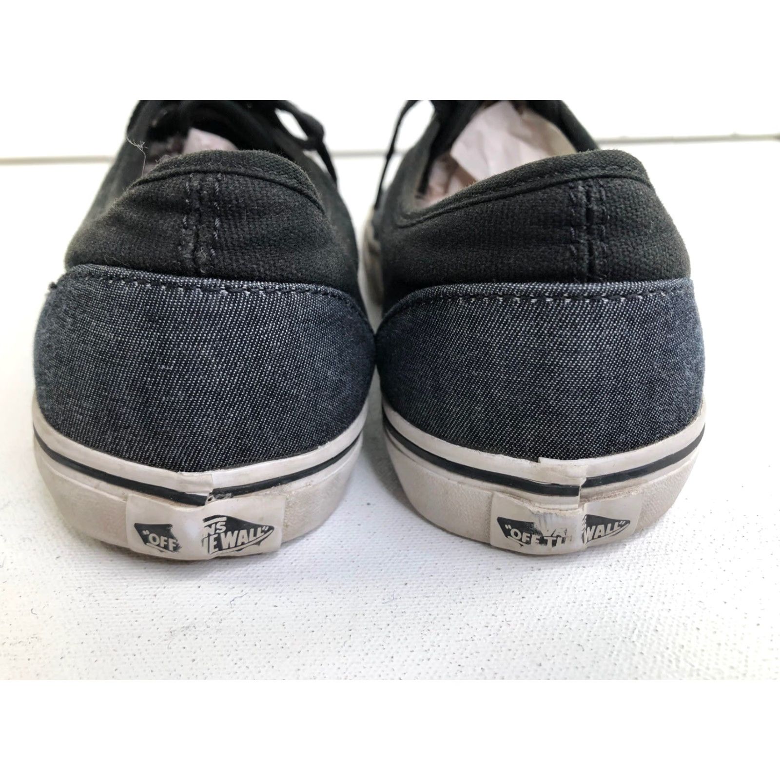 Vans VANS Off The Wall Sneaker Mens 6.5 Black Gray Low Top Shoes Size US M / EU 48-50 / 2 - 4 Thumbnail