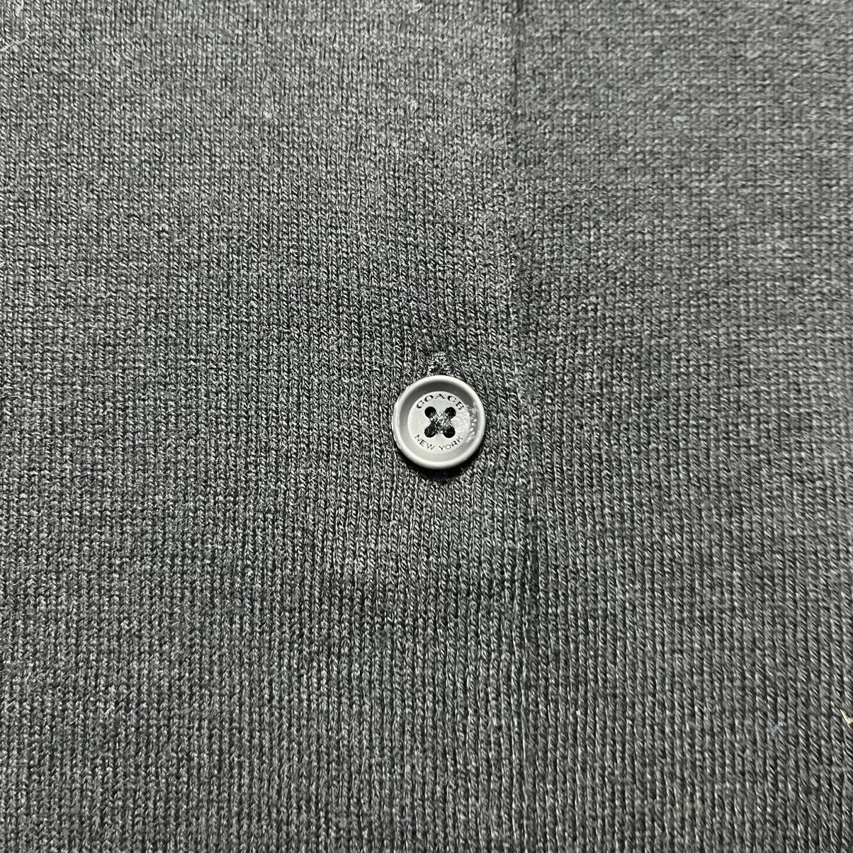 Coach Coach Black Cardigan Sweater Streetwear Luxury Designer Size XS / US 0-2 / IT 36-38 - 6 Thumbnail