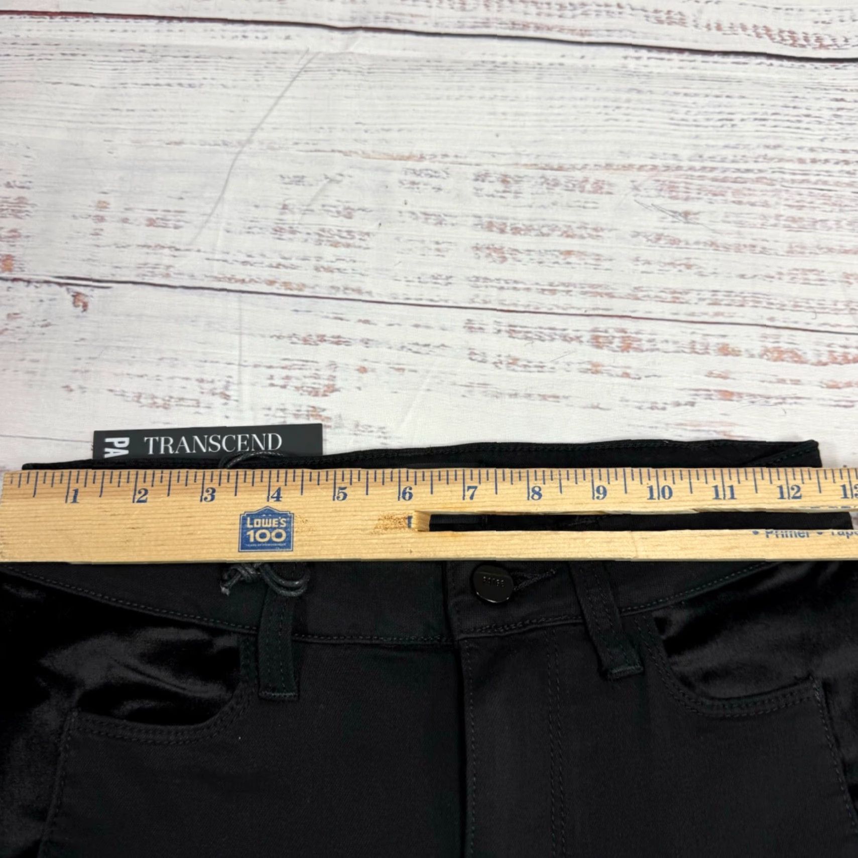 Paige Paige Womens Hoxton High Rise Ultra Skinny Jeans Sz 25 Black Side Stripe Stretch Size 42" / US 20 - 5 Thumbnail