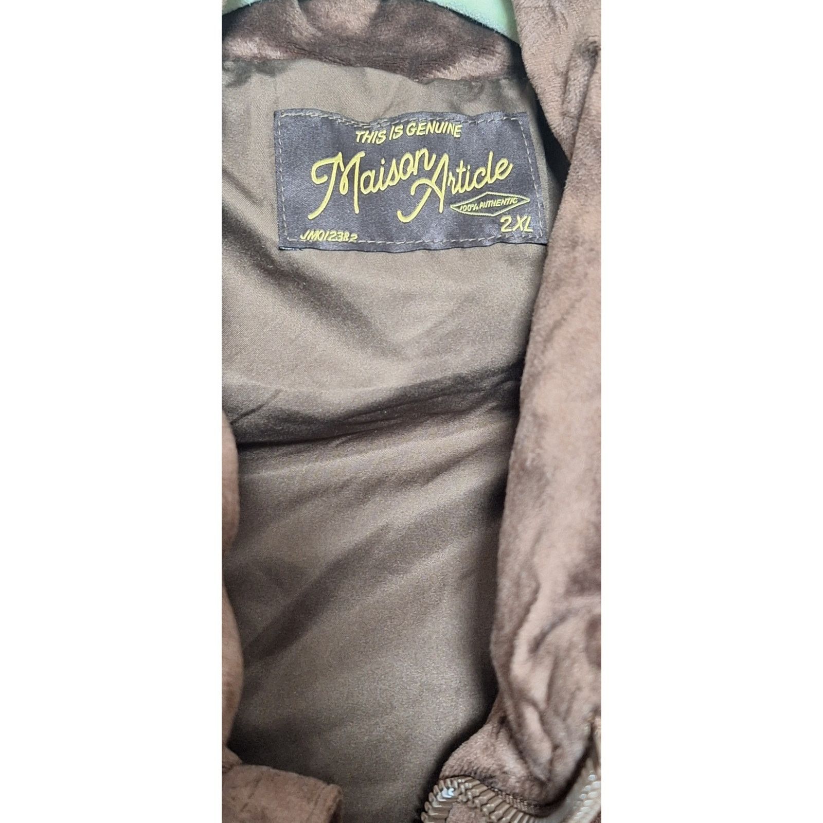 Other Maison Article 420 brown velour puffer jacket men's 2X read Size US XXL / EU 58 / 5 - 5 Thumbnail