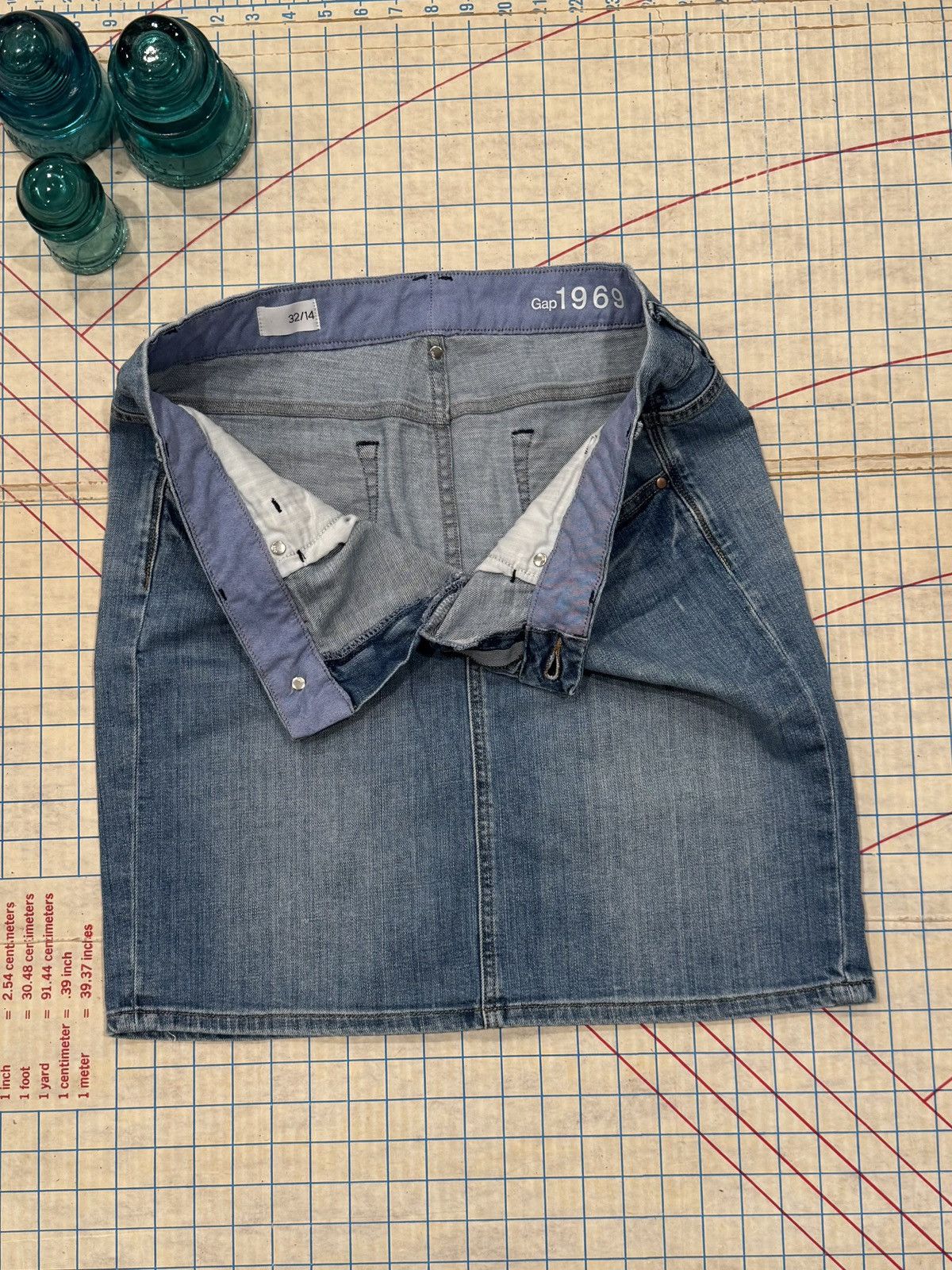Gap Vintage Y2K Gap Jean Skirt Women’s Size 14 Medium Blue Size 36" / US 14 / IT 50 - 4 Thumbnail