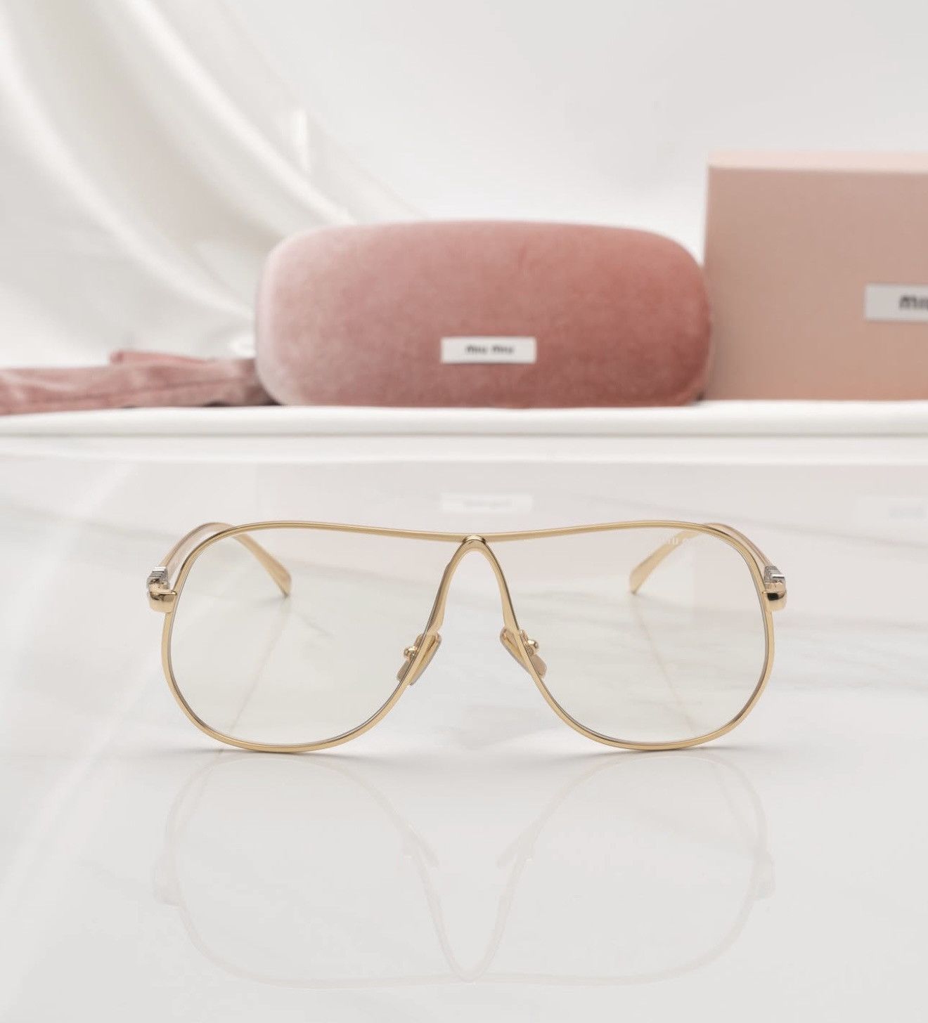 Miu Miu NEW Miu Miu sunglasses MU A56S 5AK08N Size ONE SIZE - 2 Thumbnail