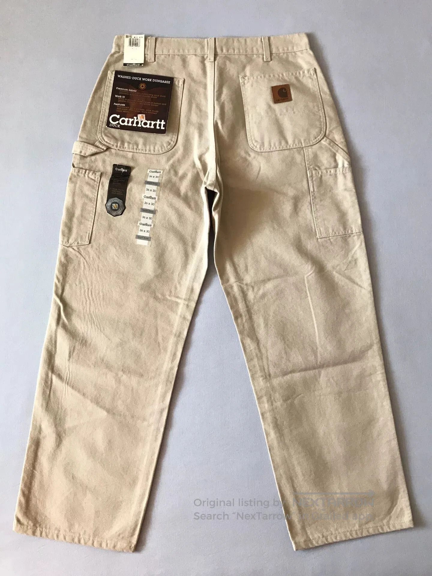 Carhartt Carhartt B11 STN Stone Work Pants. Size US 36 / EU 52 - 3 Thumbnail