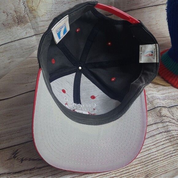 Logo 7 Vtg 90s NBA Chicago Bulls Snapback Hat Jordan Size ONE SIZE - 6 Thumbnail