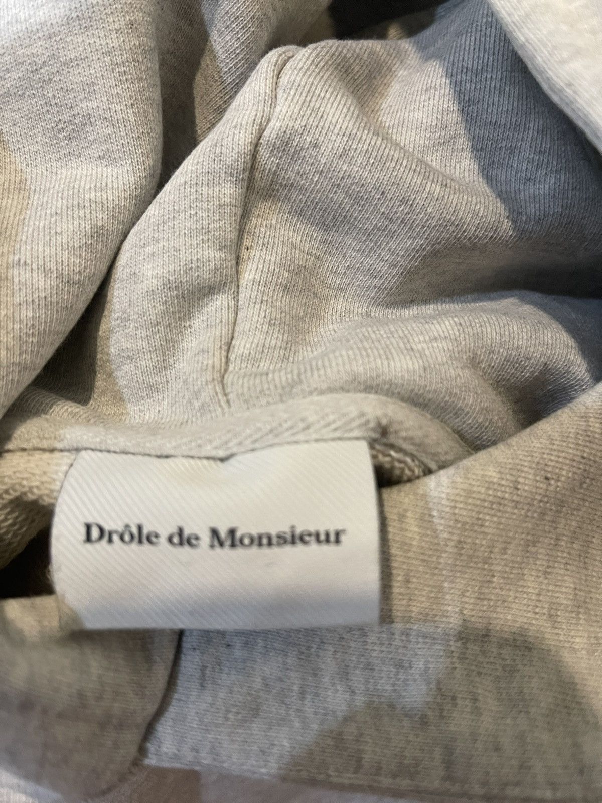Drole De Monsieur Drôle de monsieur (NFPM) grey sand hoodie Size US M / EU 48-50 / 2 - 1 Thumbnail
