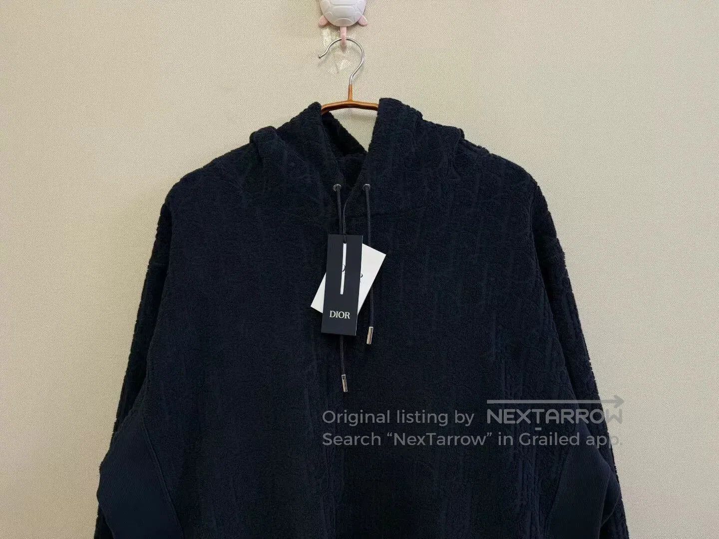 Dior dior navy blue logo hoodie sweatshirt. Size US XL / EU 56 / 4 - 2 Thumbnail