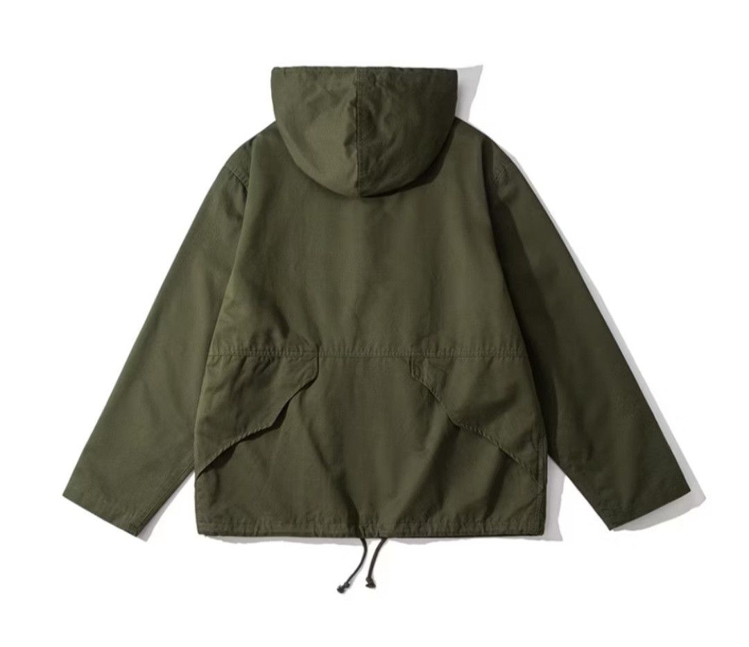 Japanese Brand Green military combat style hoodie jacket Size US L / EU 52-54 / 3 - 2 Thumbnail