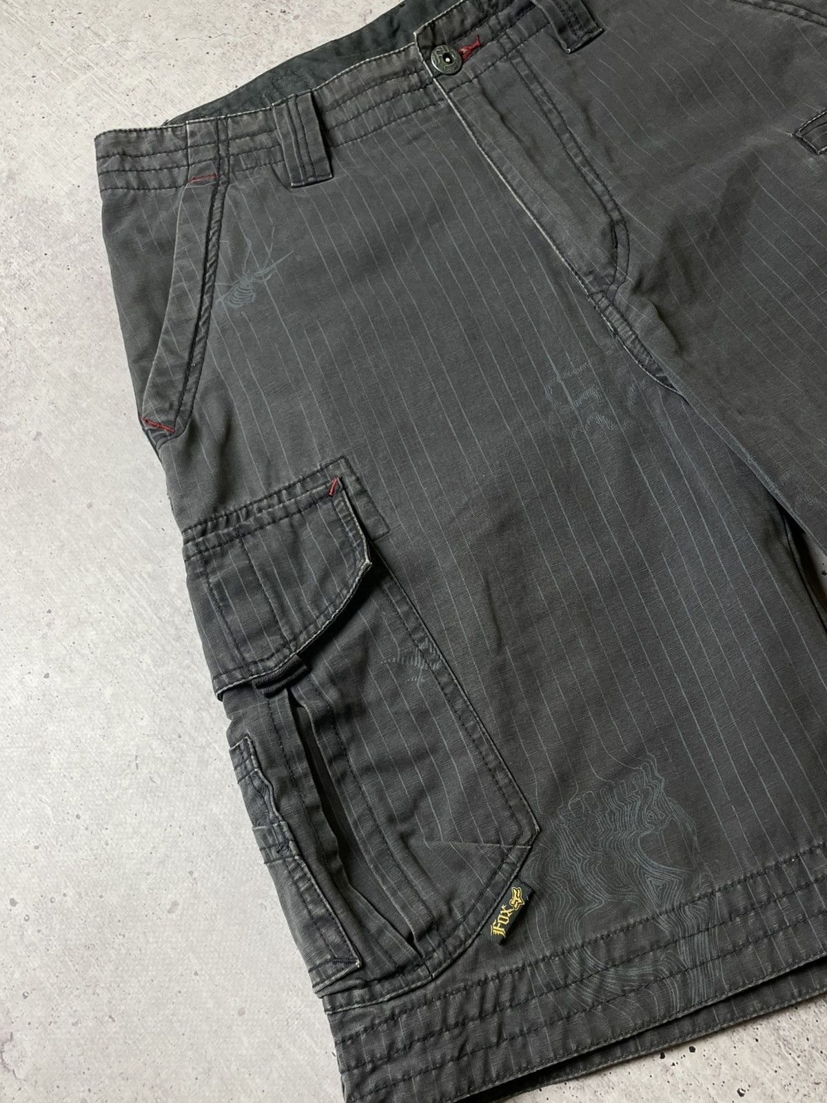 Fox Racing Vintage FOX Cargo Shorts Y2k Size US 32 / EU 48 - 3 Thumbnail