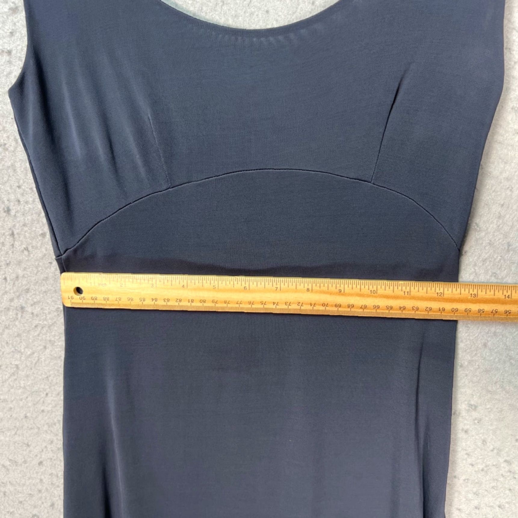 Banana Republic VINTAGE Banana Republic Blue Cap Sleeve Fit & Flare Dress Womens Size 6 Size M / US 6-8 / IT 42-44 - 6 Thumbnail